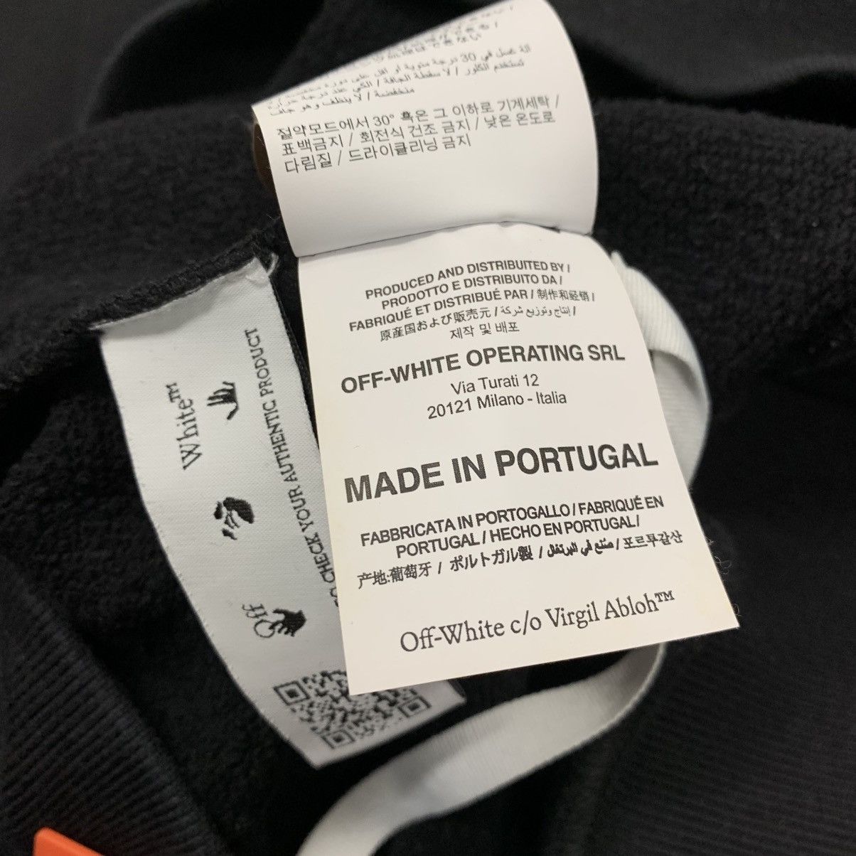 Off-White Off White Medium Degrade Arrows Black Sweatshirt Crewneck Size US M / EU 48-50 / 2 - 10 Thumbnail