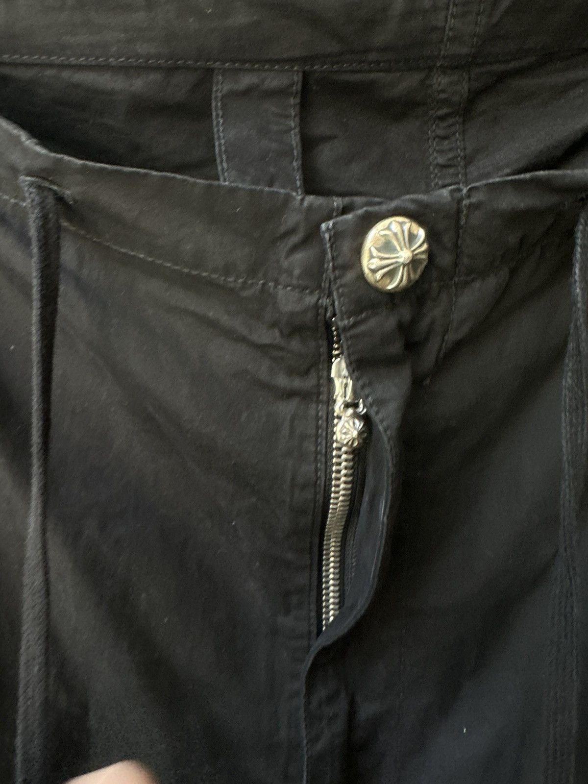 Chrome Hearts Chrome Hearts Black Parachute Jeans Pants fits 32-42 Size US 40 / EU 56 - 4 Thumbnail