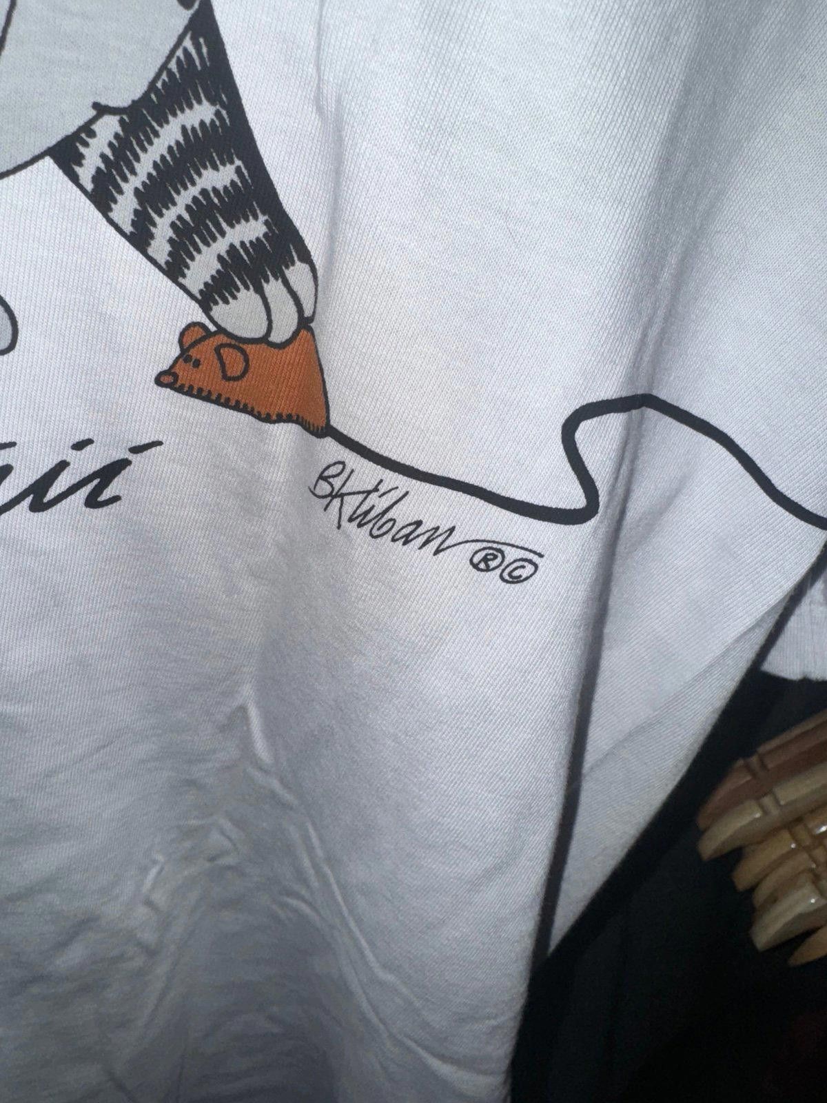 Designer BNWT B. Kliban Vintage Crazy Shirt Hawaii Cat Mouse Sz L Size US L / EU 52-54 / 3 - 4 Thumbnail