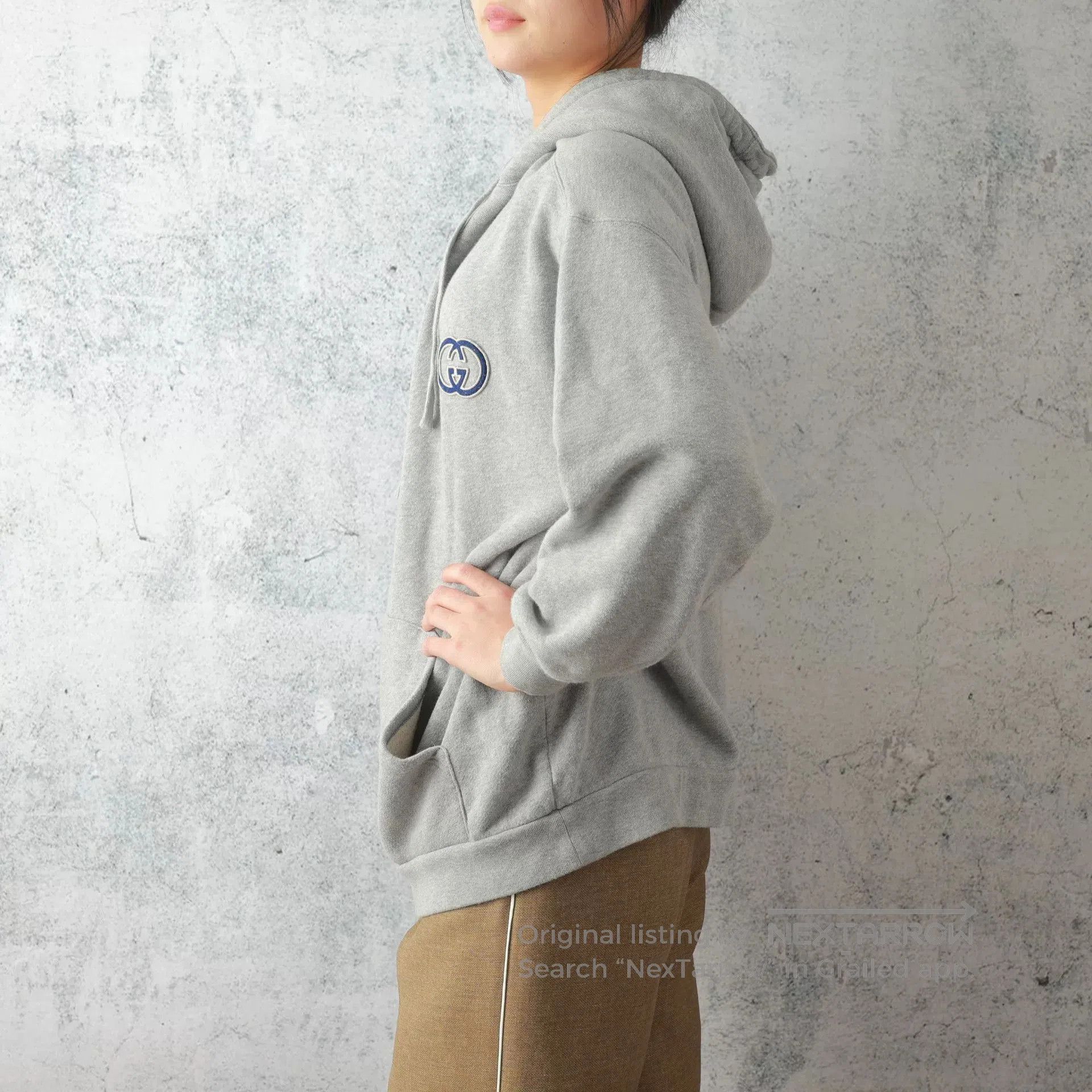 Gucci Gucci Gray Cotton Hooded Long. Size M / US 6-8 / IT 42-44 - 4 Thumbnail