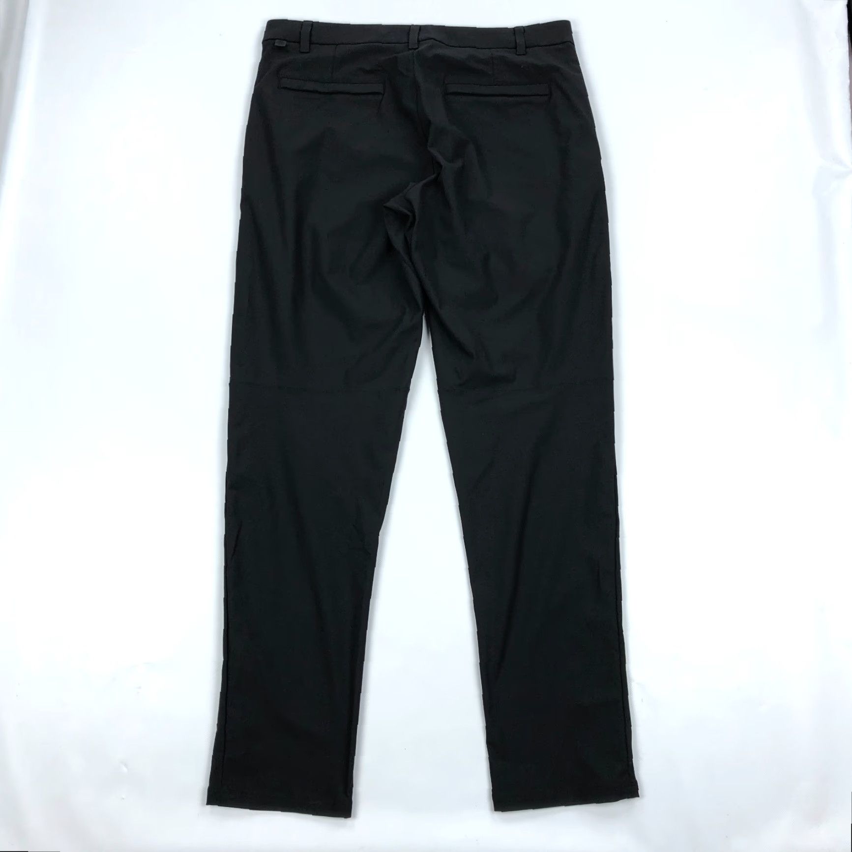 Lululemon Lululemon Commission Pants Mens 36x33 Black Chino Casual 5-Pocket Design Logo Stretch Modern City Mens Size US 36 / EU 52 - 3 Thumbnail