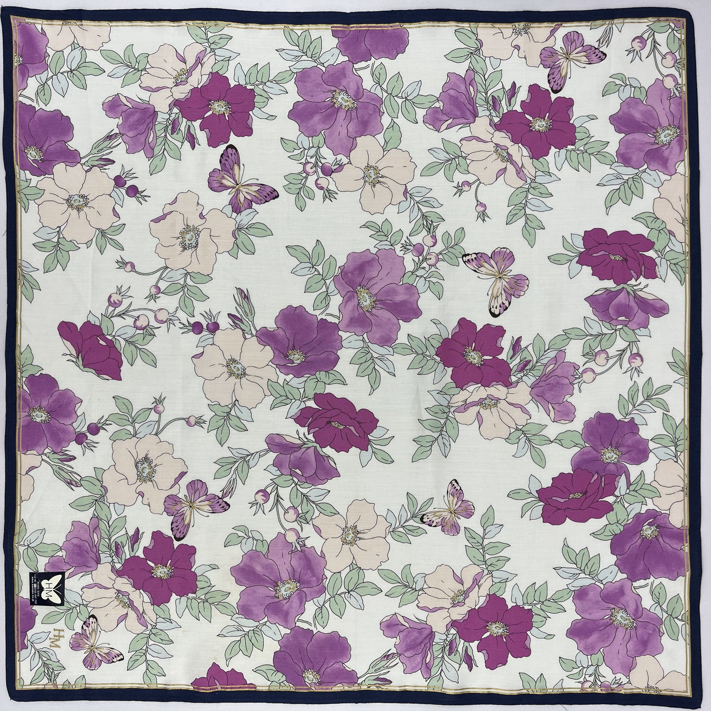 Hanae Mori Hanae Mori Handkerchief / Neckerchief / Bandana - 4162 Size ONE SIZE - 2 Thumbnail