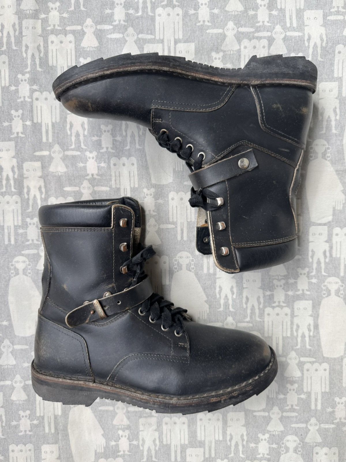 Maison Margiela Combat Boots | Grailed