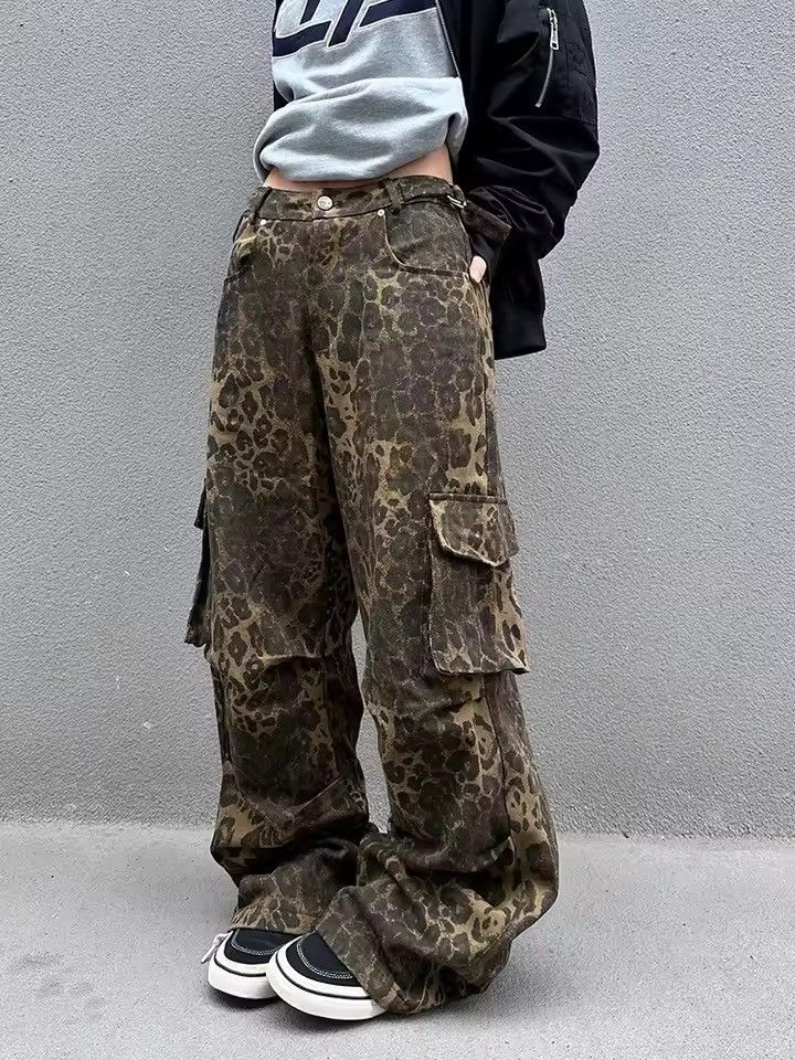 Japanese Brand Leapord Style Pant Size US 33 - 7 Thumbnail