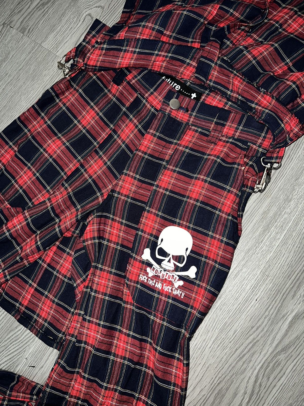 Boy London RARE NO FUTURE BONDAGE PUNK PANTS WITH SKIRT👹 Size 28" / US 6 / IT 42 - 6 Thumbnail