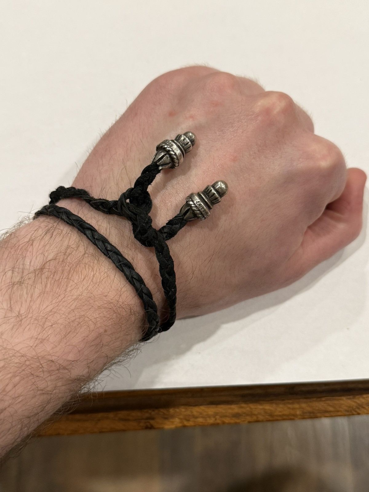Chrome Hearts RARE Alligator Punk Stud Spike Bracelet | Grailed