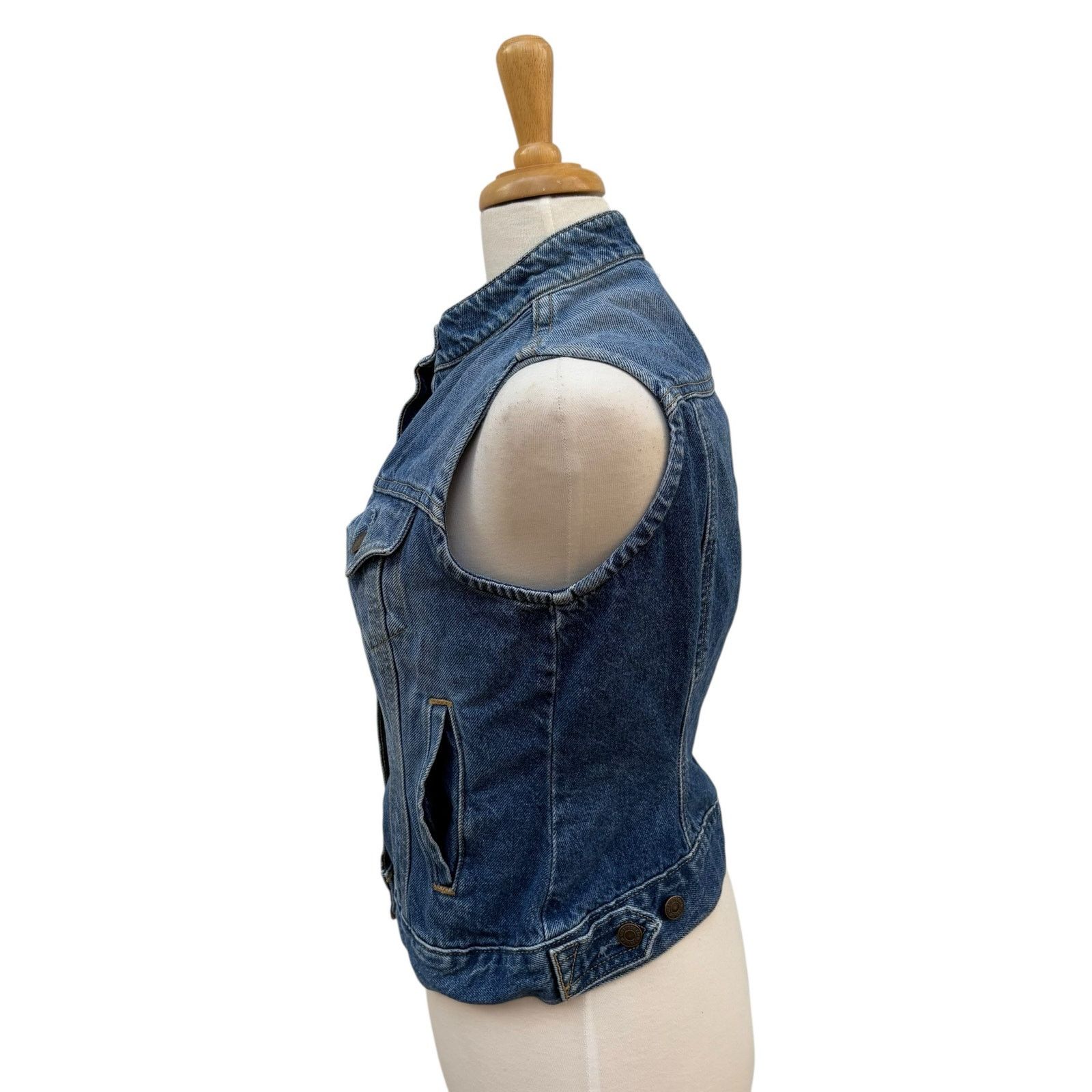 Levi's VTG Levi Strauss Denim Vest Sz Misses M 8-10 100% cotton Size M / US 6-8 / IT 42-44 - 3 Thumbnail