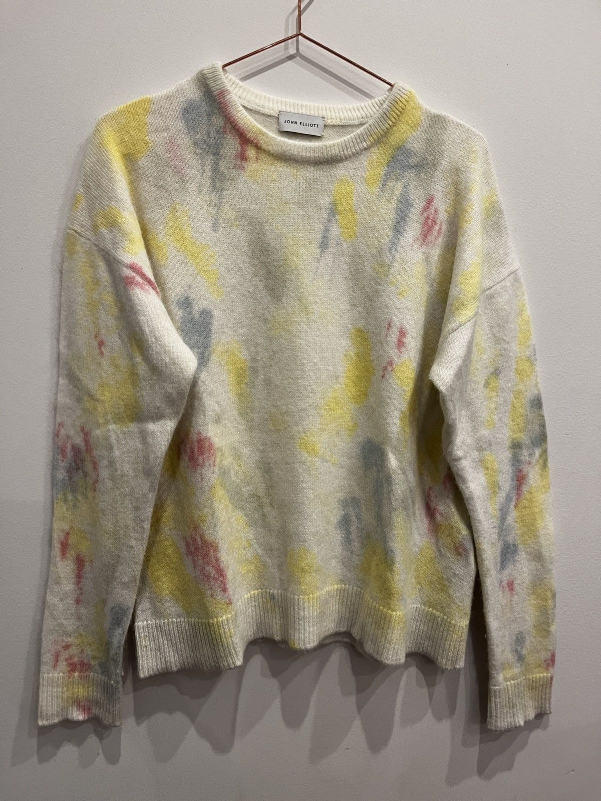 John Elliott John Elliot Angora Painted Sweater (unisex) Size US S / EU 44-46 / 1 - 1 Thumbnail
