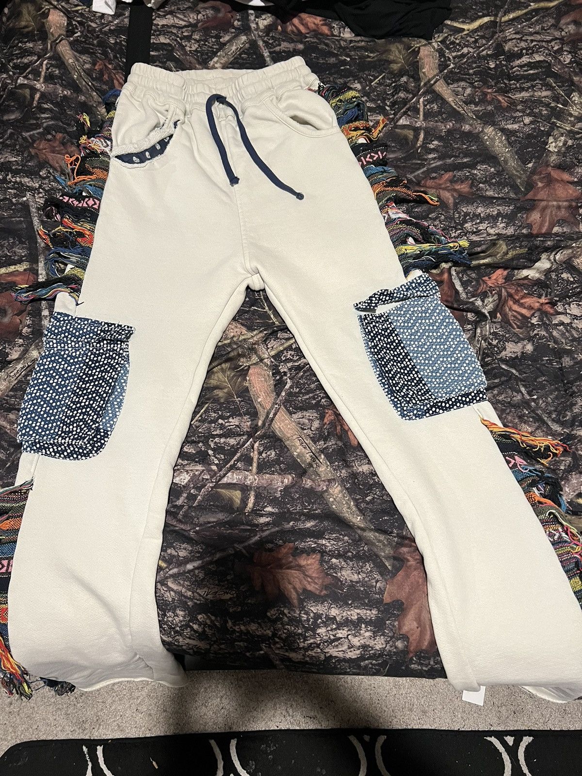 Alchemist Alchemist Off-White Dune Rider Flared Cargo Sweatpants Size US 30 / EU 46 - 6 Thumbnail