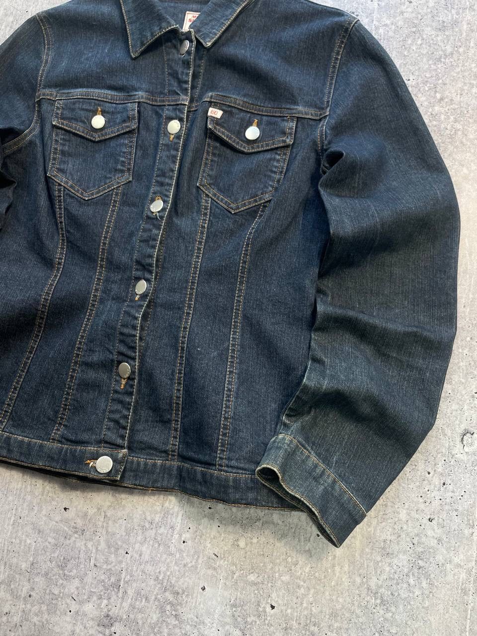 Japanese Brand × Miss Sixty × Vintage Vintage Crazy Miss Sixty Denim Jacket Y2K Size L / US 10 / IT 46 - 3 Thumbnail