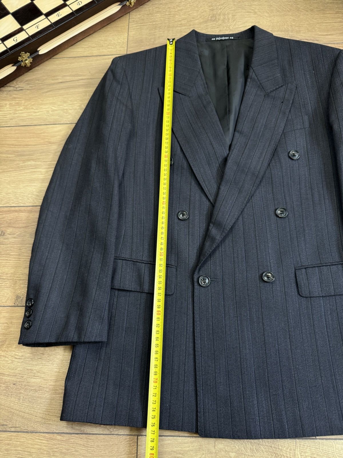 Yves Saint Laurent Vintage wool suit Yves Saint Laurent original luxury item Size 48L - 5 Thumbnail