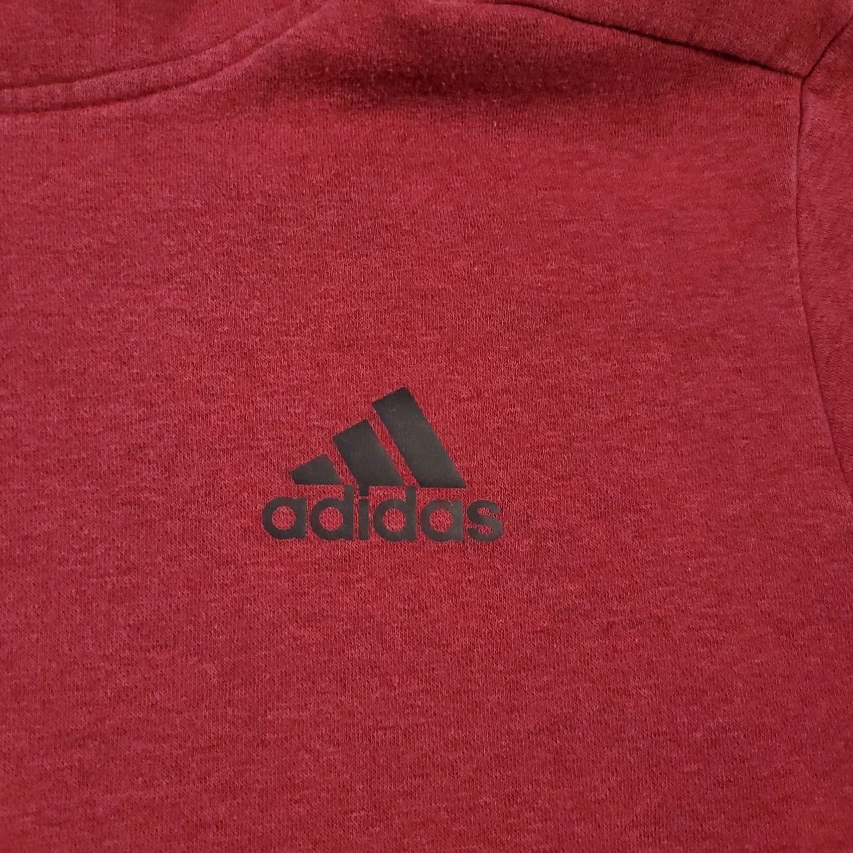 Adidas Adidas Hoodie Athletic Fleece Women's M Colorblock Maroon Kangaroo Pocket Size M / US 6-8 / IT 42-44 - 4 Thumbnail