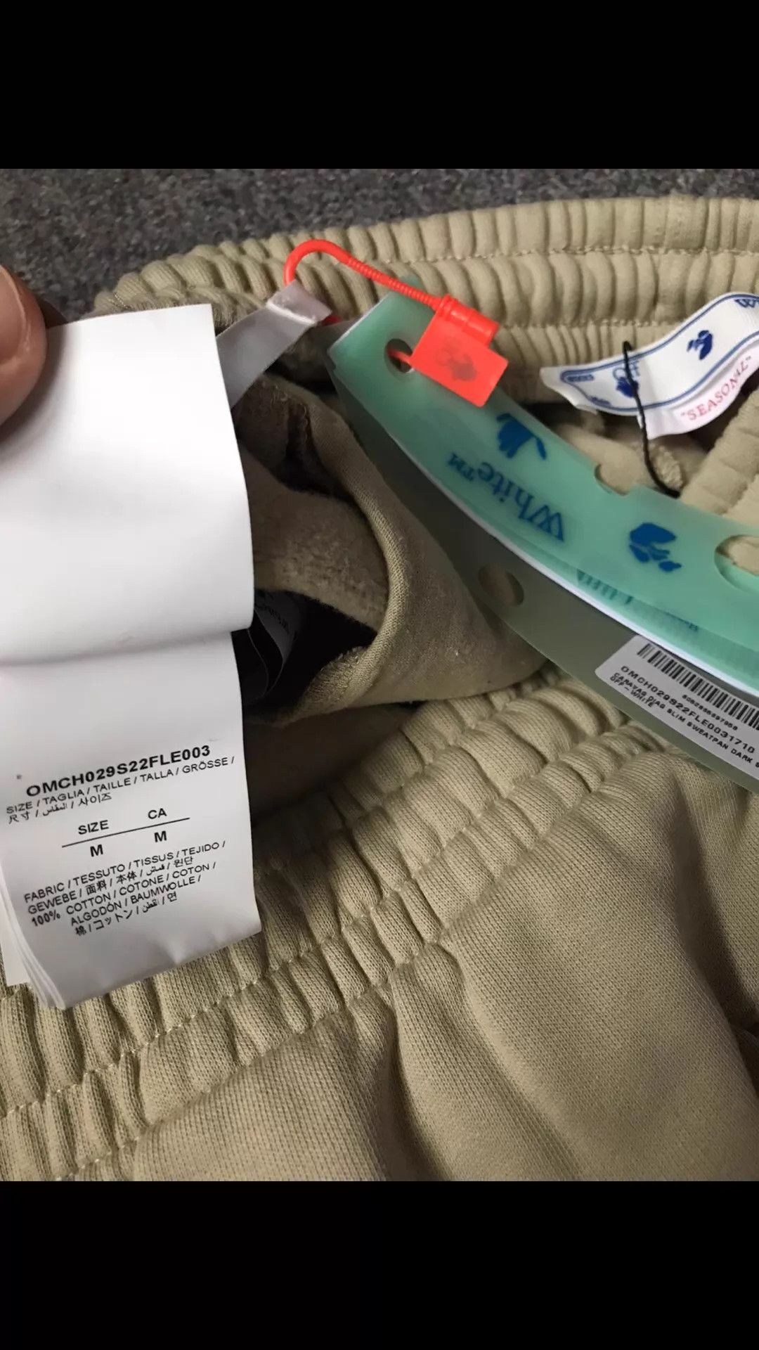 Off-White OFF-WHITE sweatpants M new heavyweight elastic waist white Size US 32 / EU 48 - 5 Thumbnail