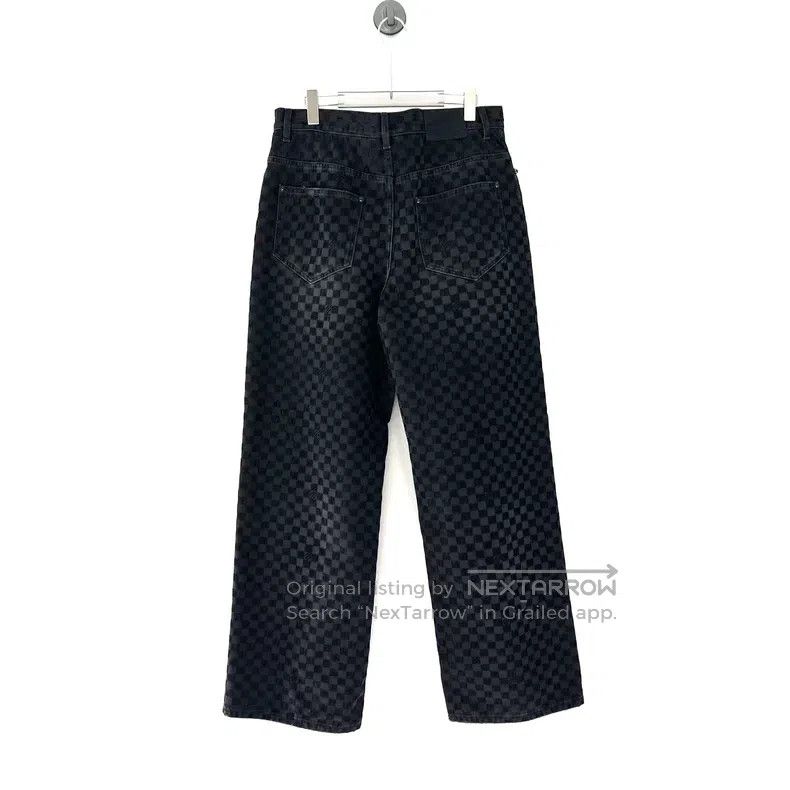 Louis Vuitton Louis Vuitton SS25 Damier flocked checkerboard jeans Size US 36 / EU 52 - 2 Thumbnail