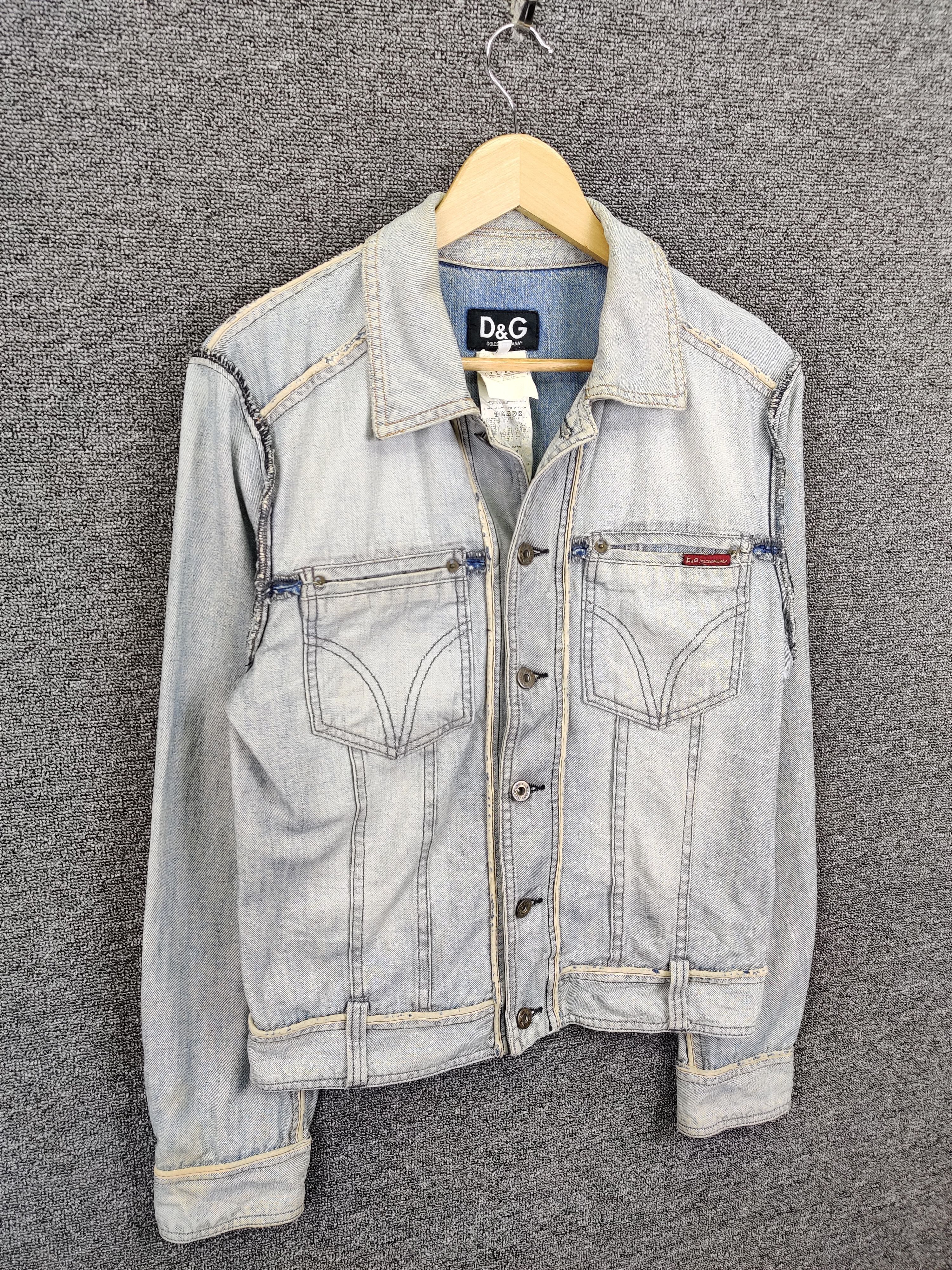 Dolce & Gabbana Vintage Dolce & Gabbana Denim Trucker Jacket Size US M / EU 48-50 / 2 - 6 Thumbnail