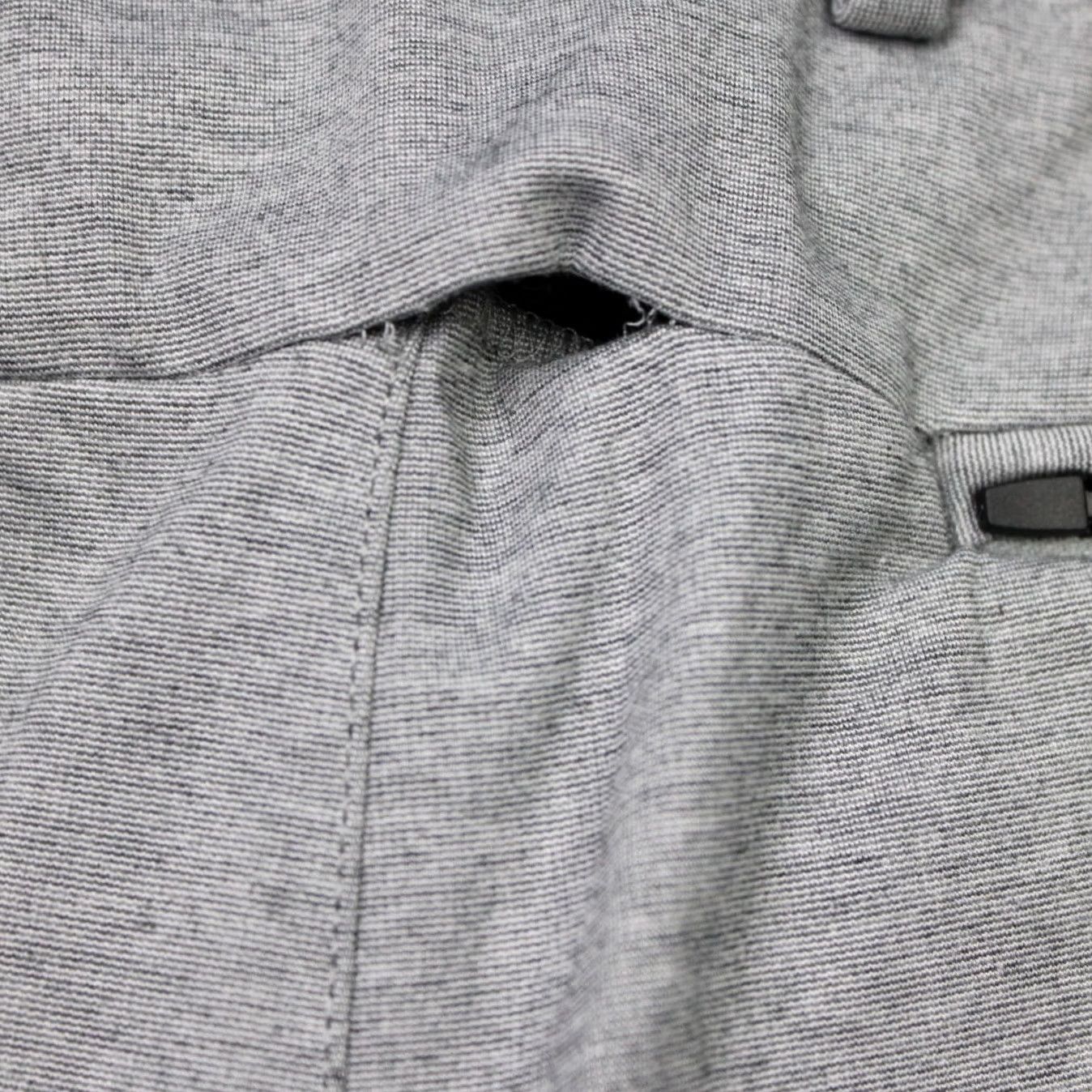 Banana Republic Banana Republic Shorts Men 38 Heather Gray 9" Luxe City Short Drawstring Stretch Chino Casual Workwear Pocket Zipper Logo Size US 38 / EU 54 - 7 Thumbnail