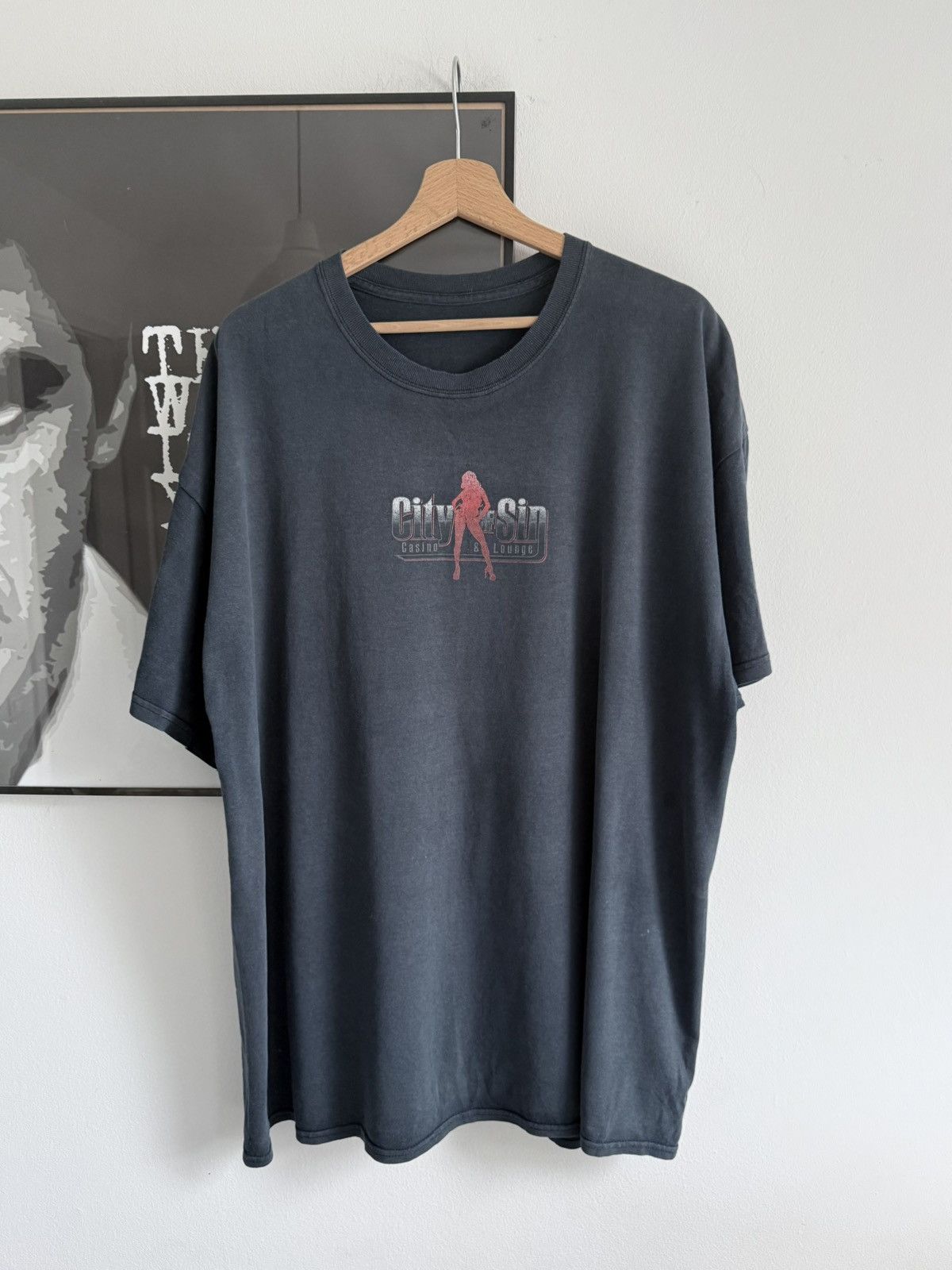 Vintage 00's Streetwear Sin City Black Grunge Stripper’s Vintage Size US XL / EU 56 / 4 - 1 Thumbnail