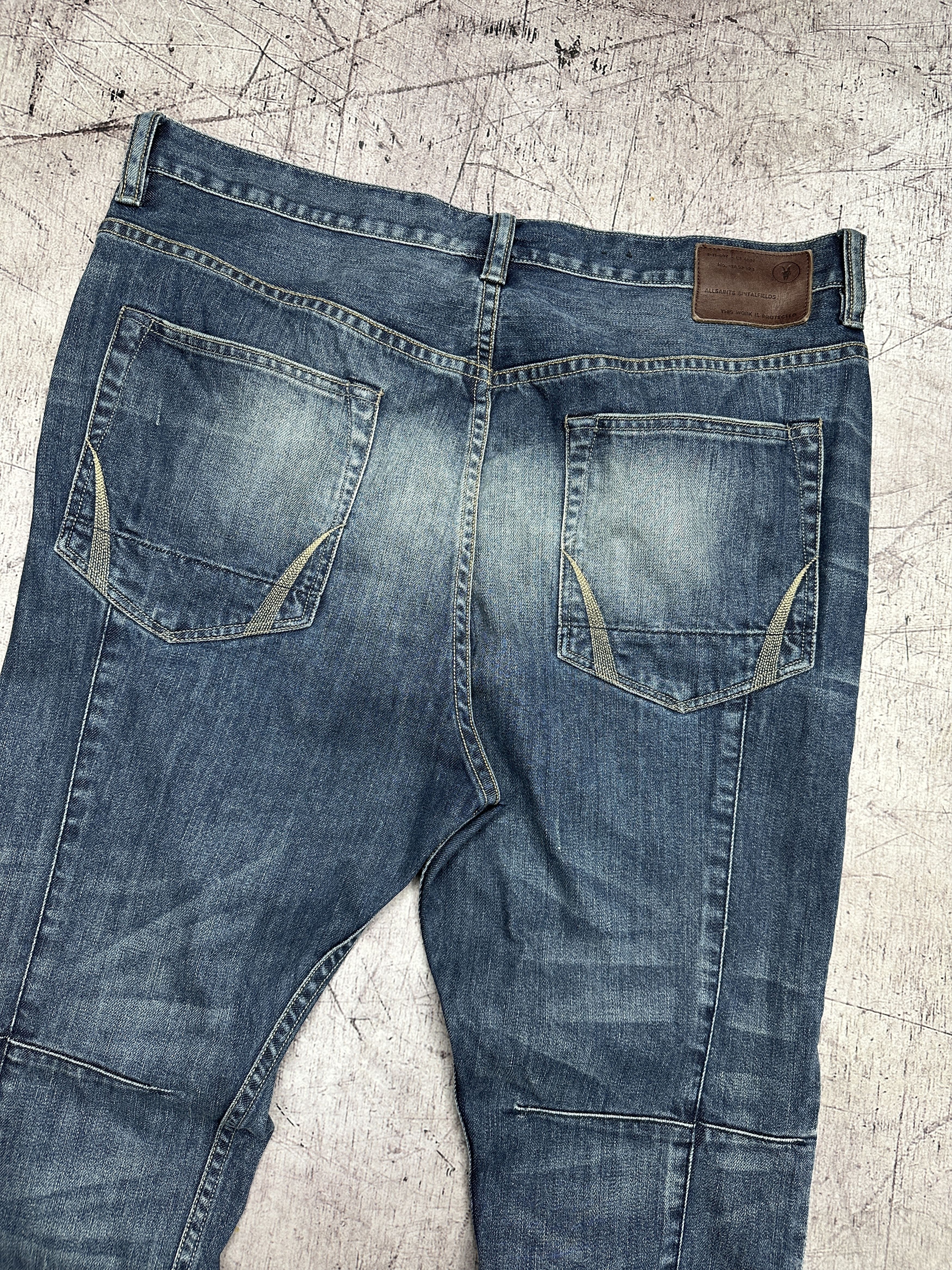 Allsaints Allsaints Mens Reqviem Short Kick Denim Pants Jeans Size US 36 / EU 52 - 6 Thumbnail