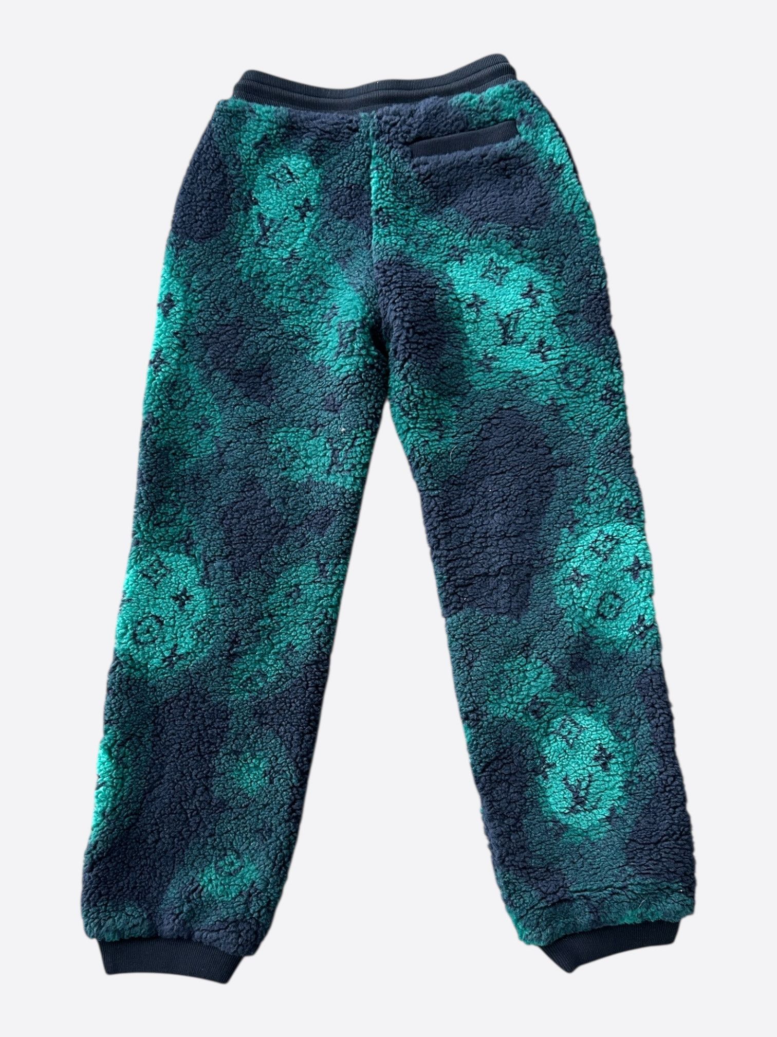 Louis Vuitton Louis Vuitton Green Camouflage Monogram Fleece Sweatpants Size US 32 / EU 48 - 2 Thumbnail