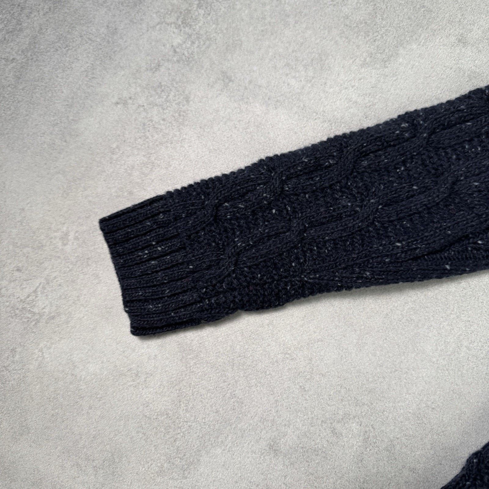 Barbour Barbour Beacon Brand Cable Knit Men Wool Sweater Size L Blue Size US L / EU 52-54 / 3 - 8 Thumbnail