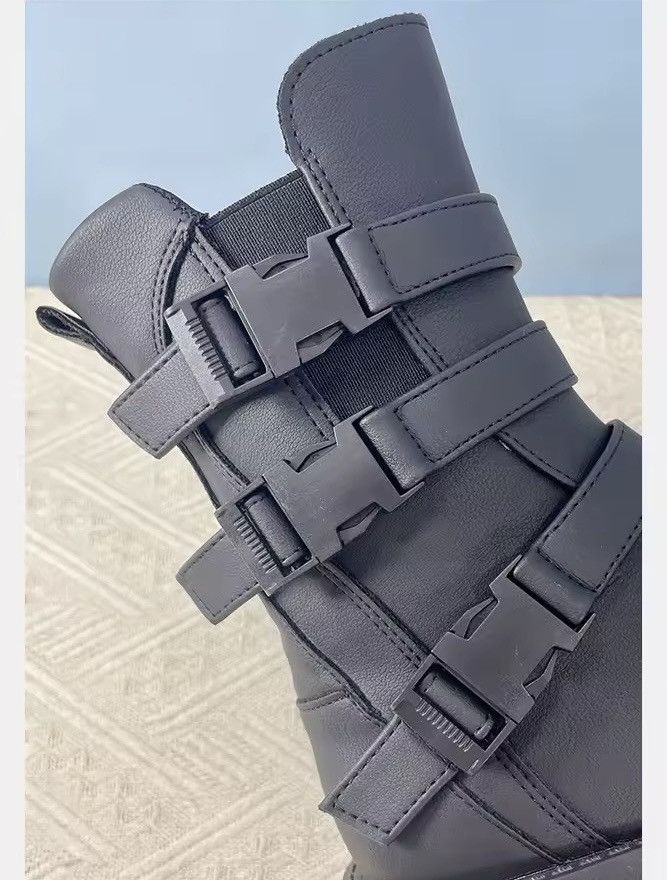 Other Gothic Punk Trendy Platform Black Boots Size US 7.5 / IT 37.5 - 7 Thumbnail