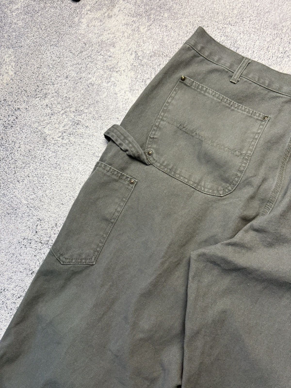Carhartt Vintage Carhartt Double Knee Work Wear Pants Grey Sz 30 x 32 Size US 32 / EU 48 - 7 Thumbnail