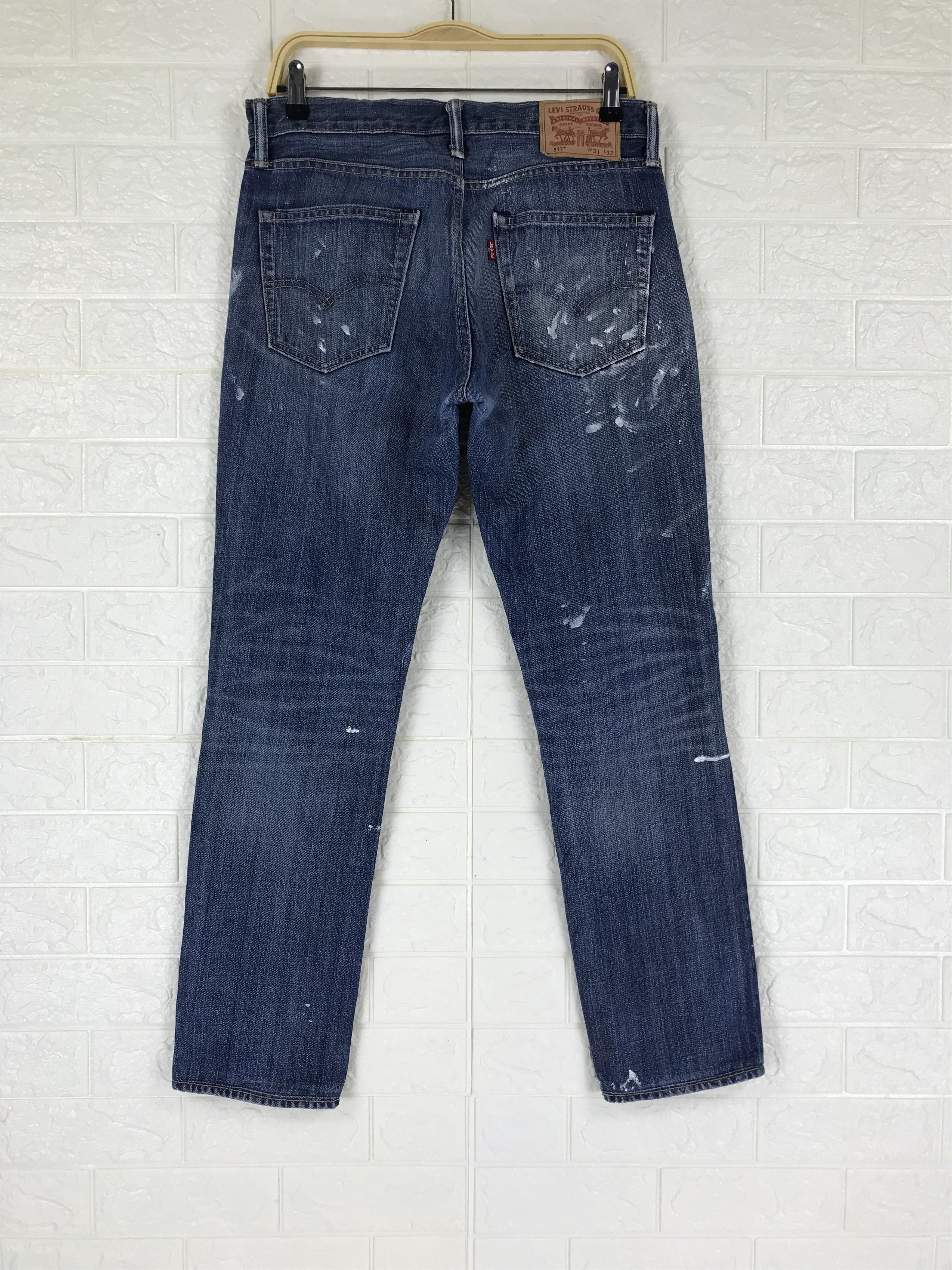Levi's Vintage Levi's 511 Paint Splattered Jeans Size US 31 - 5 Thumbnail