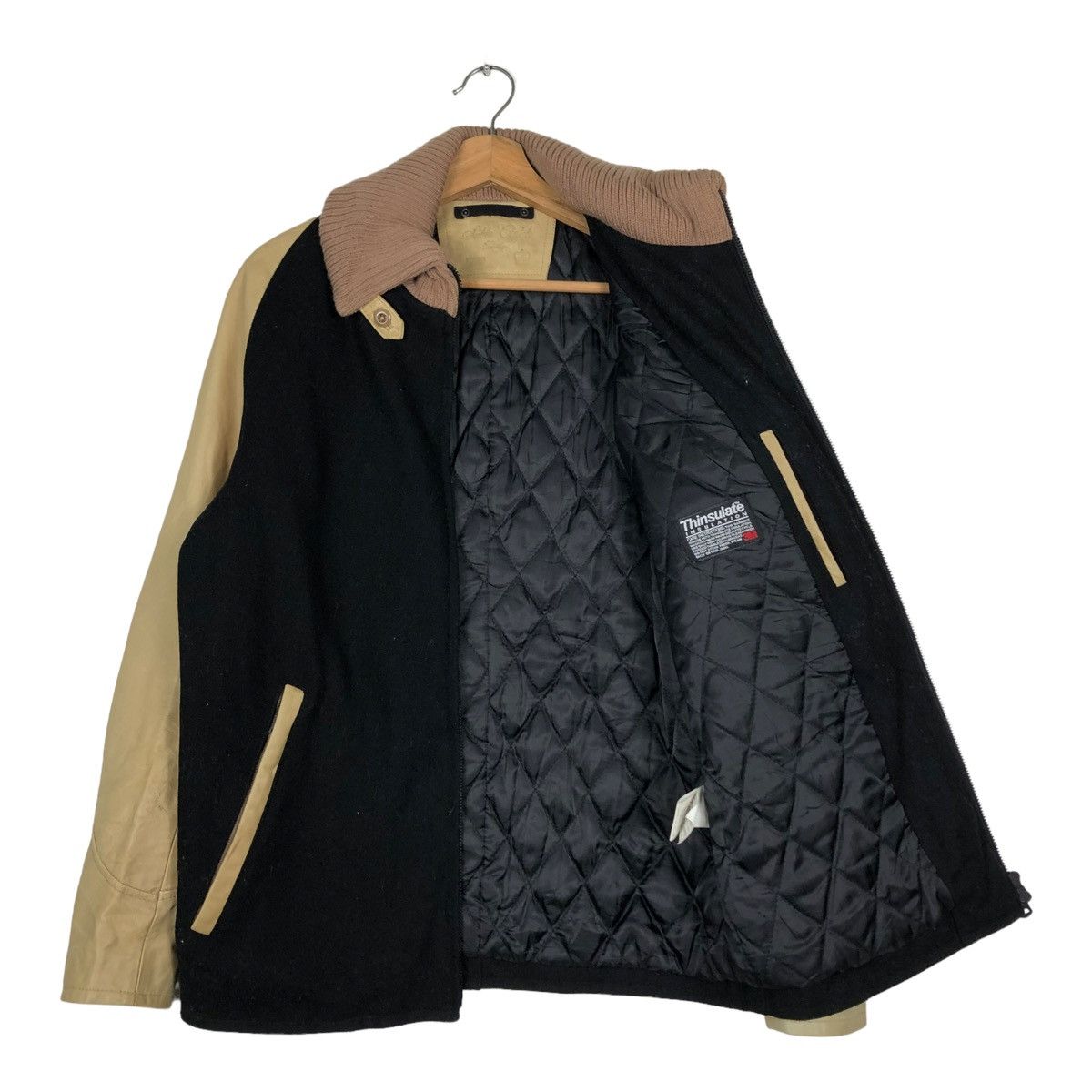 Japanese Brand 🔥VINTAGE LEATHER JACKET HANDSUMES ISSEY MIYAKE JAPAN Size US L / EU 52-54 / 3 - 11 Thumbnail