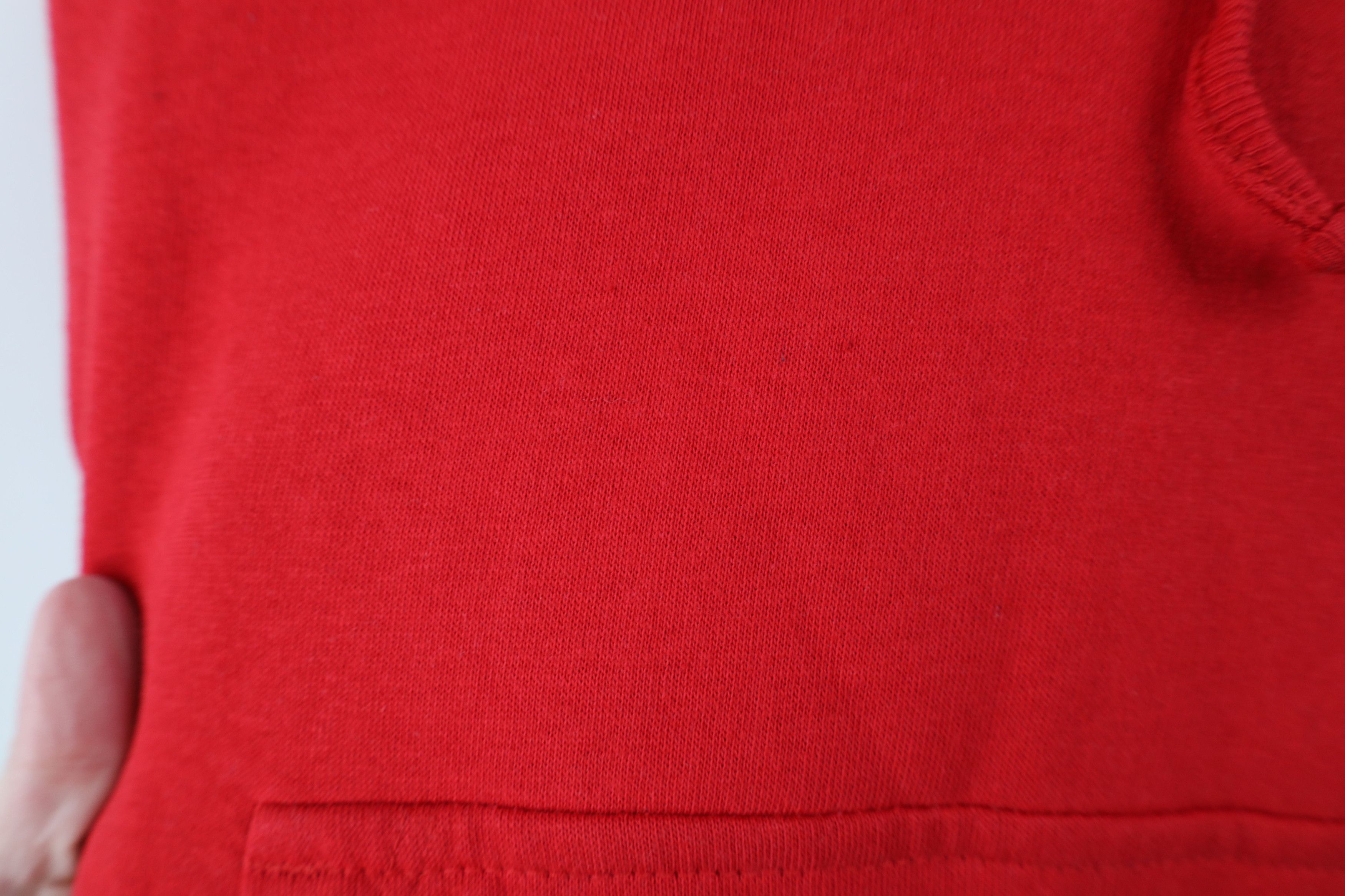 Vintage Vintage 90s Spalding Basketball Spell Hoodie Sweatshirt Red Size US L / EU 52-54 / 3 - 8 Thumbnail