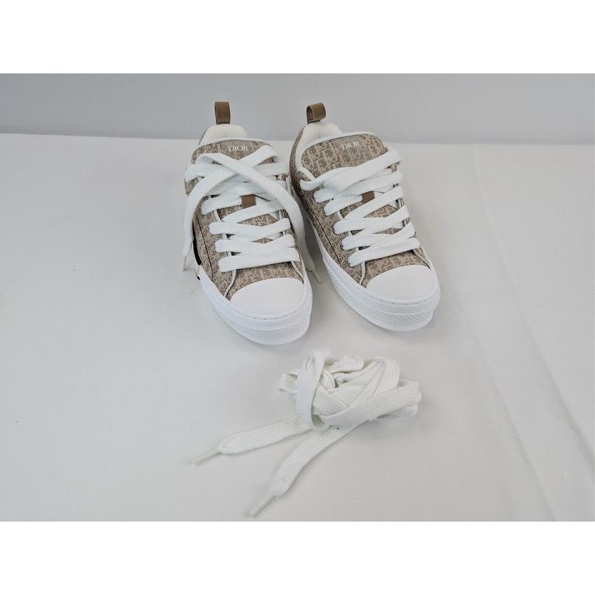 Dior o1rshd1 Skater Canvas Sneaker in Beige Size US 8 / EU 41 - 7 Thumbnail