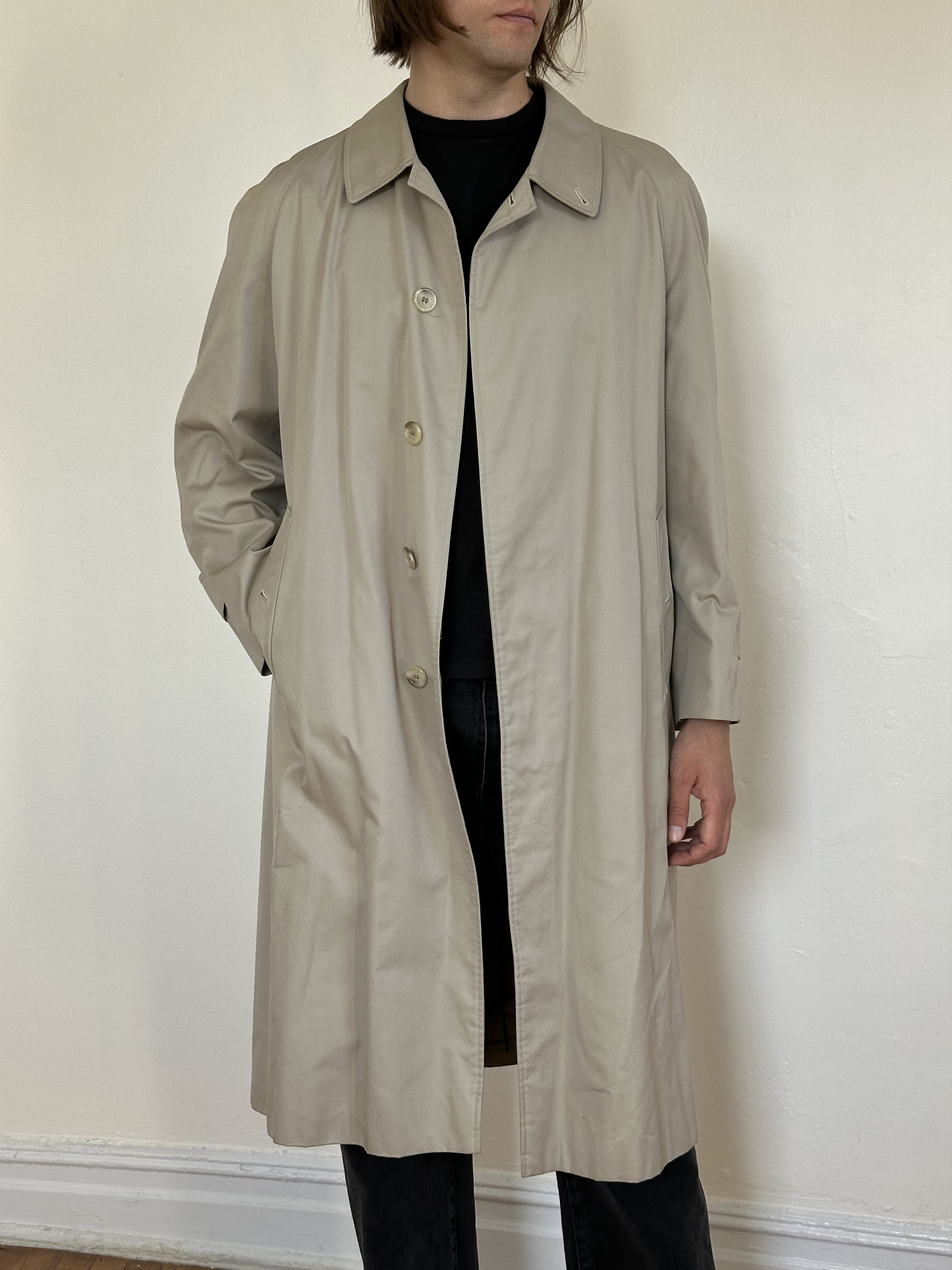 90s Vintage Burberry's Cashmere混 Coat BURBERRY sizeM 90S Cashmere Trench Coat | eBay