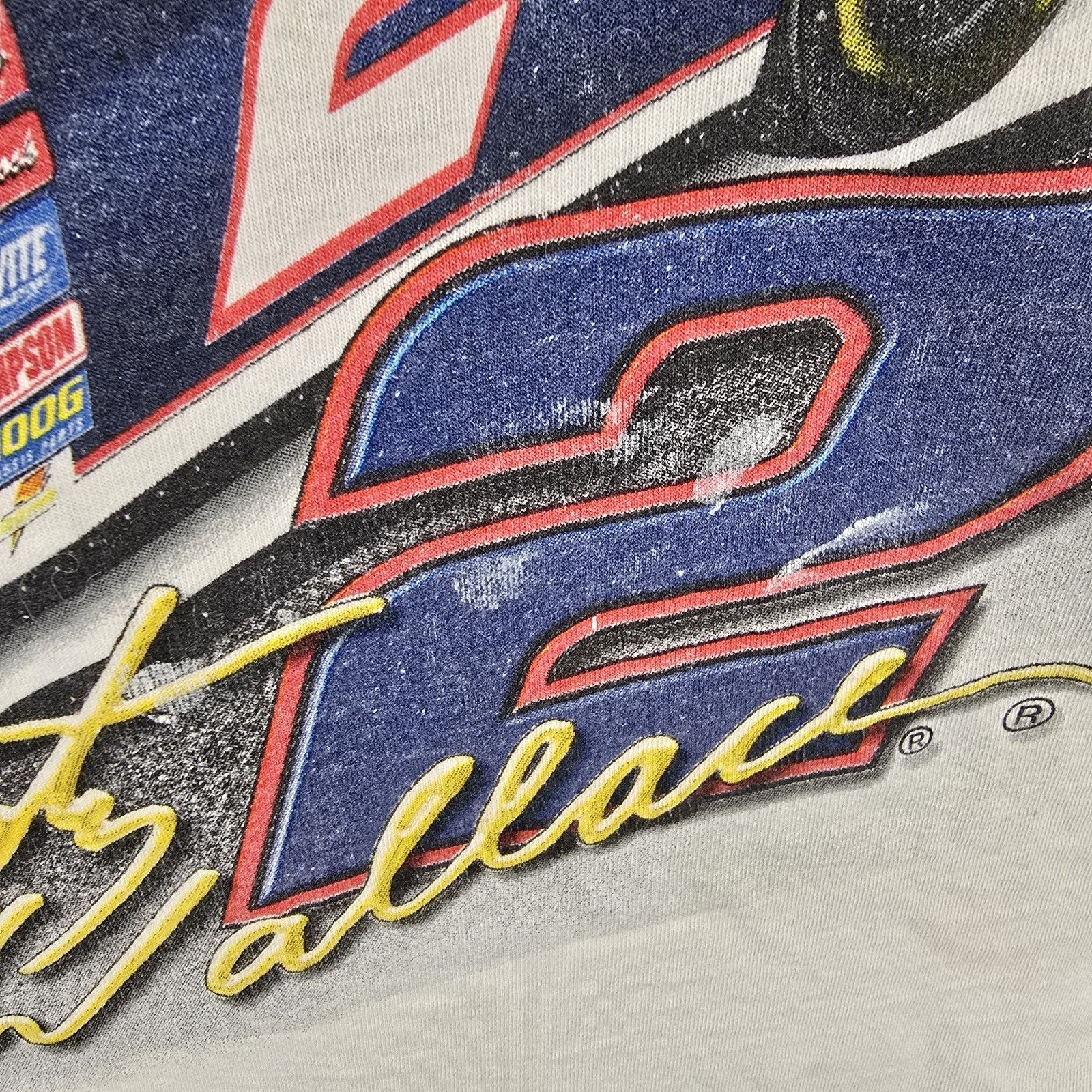 Chase Authentics Vintage Nascar Rusty Wallace Rockin In The USA Shirt Xl AOP Size US XL / EU 56 / 4 - 6 Thumbnail