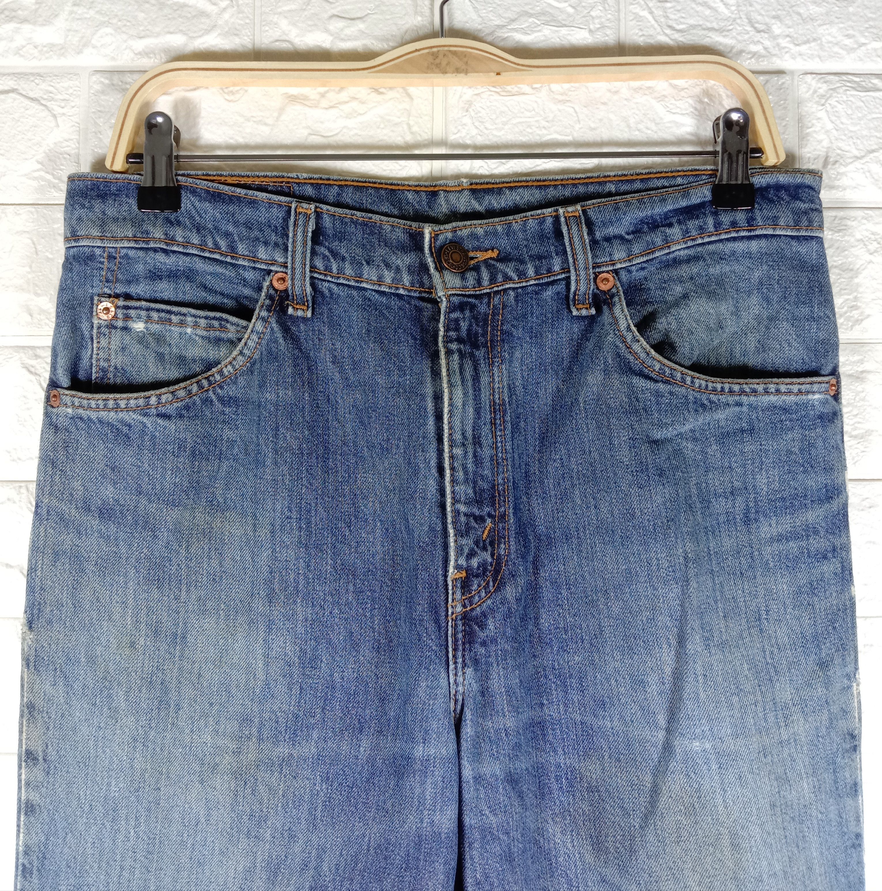 Levi's Vintage 90s Levi's 605 Jeans Orange Tab Earth Tone Denim Size US 33 - 2 Thumbnail