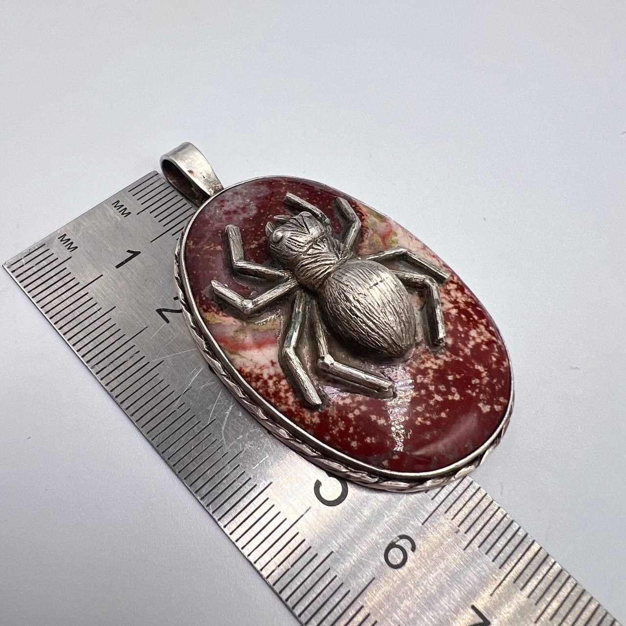 Vintage Vintage Sterling Silver 925 Spider Pendant Hallmarked 26.5g Size ONE SIZE - 7 Thumbnail