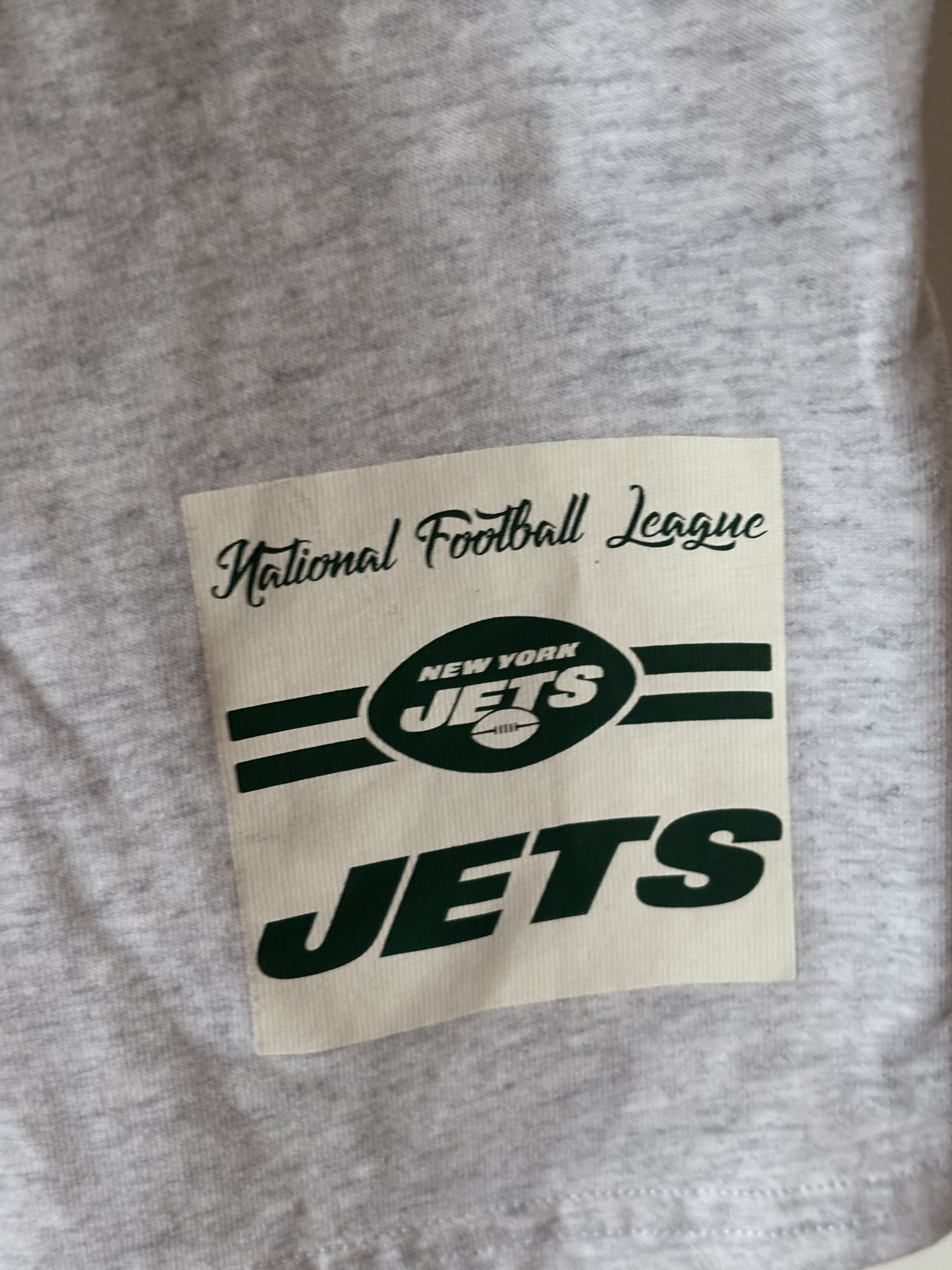 NFL NY Jets NFL V-Neck Grey Shirt Primark S Size US S / EU 44-46 / 1 - 4 Thumbnail