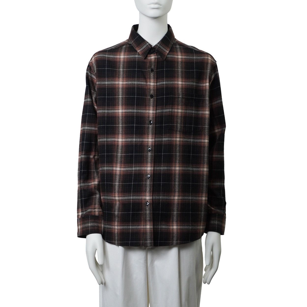 Celine CELINE By HEDI SLIMANE Oversized Plaid Shirt 39 Size US S / EU 44-46 / 1 - 1 Thumbnail