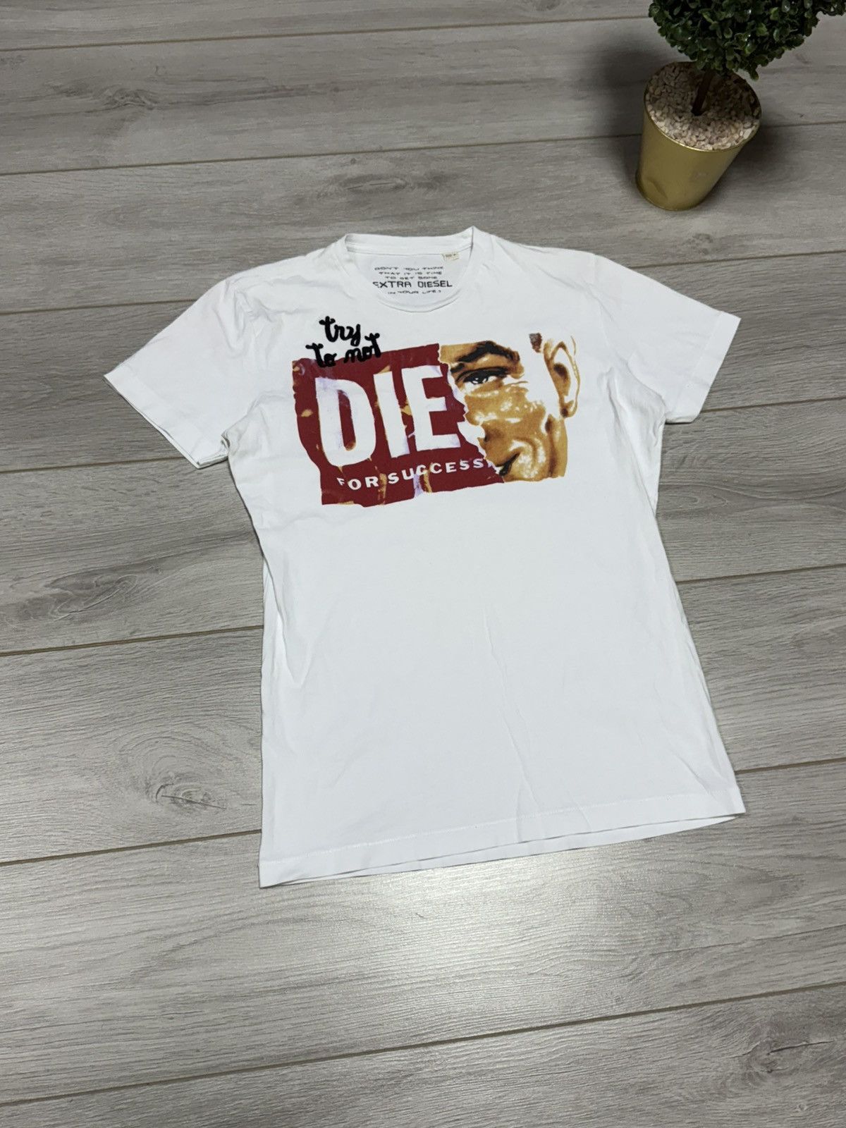 Diesel Diesel Try not to Die for success tee shirt Size US M / EU 48-50 / 2 - 2 Thumbnail