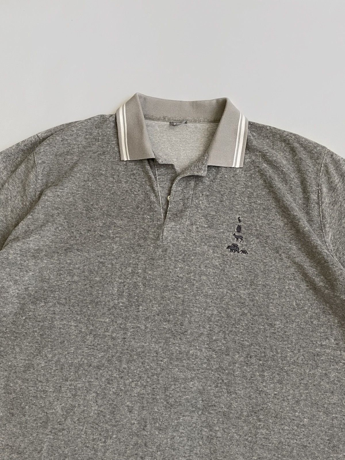 Mountain Research Maintain Research Grey polo Made in Japan Size US M / EU 48-50 / 2 - 3 Thumbnail