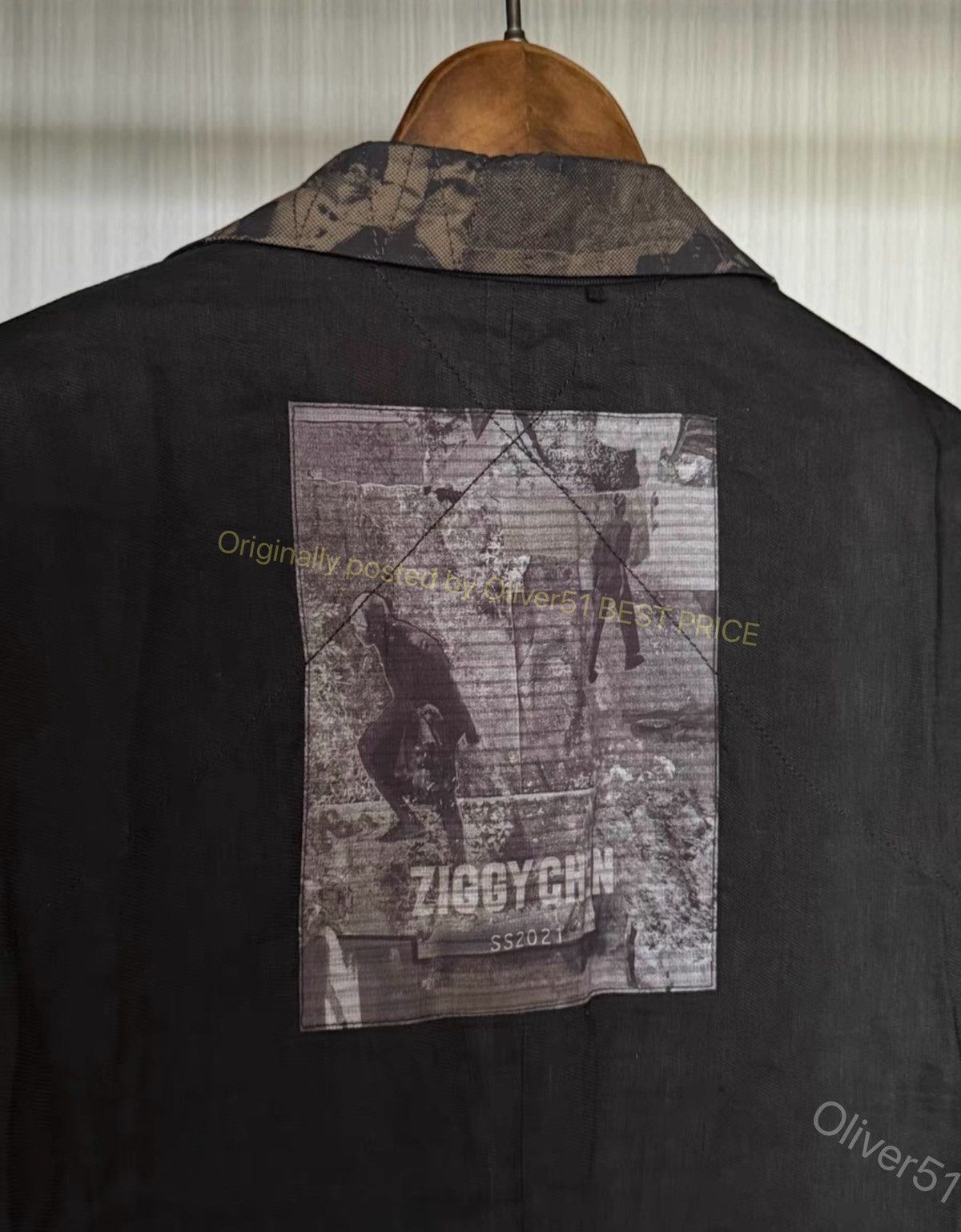 Ziggy Chen Ziggy Chen 21SS reversible spliced blazer YYYY17/2610 Size US M / EU 48-50 / 2 - 3 Thumbnail
