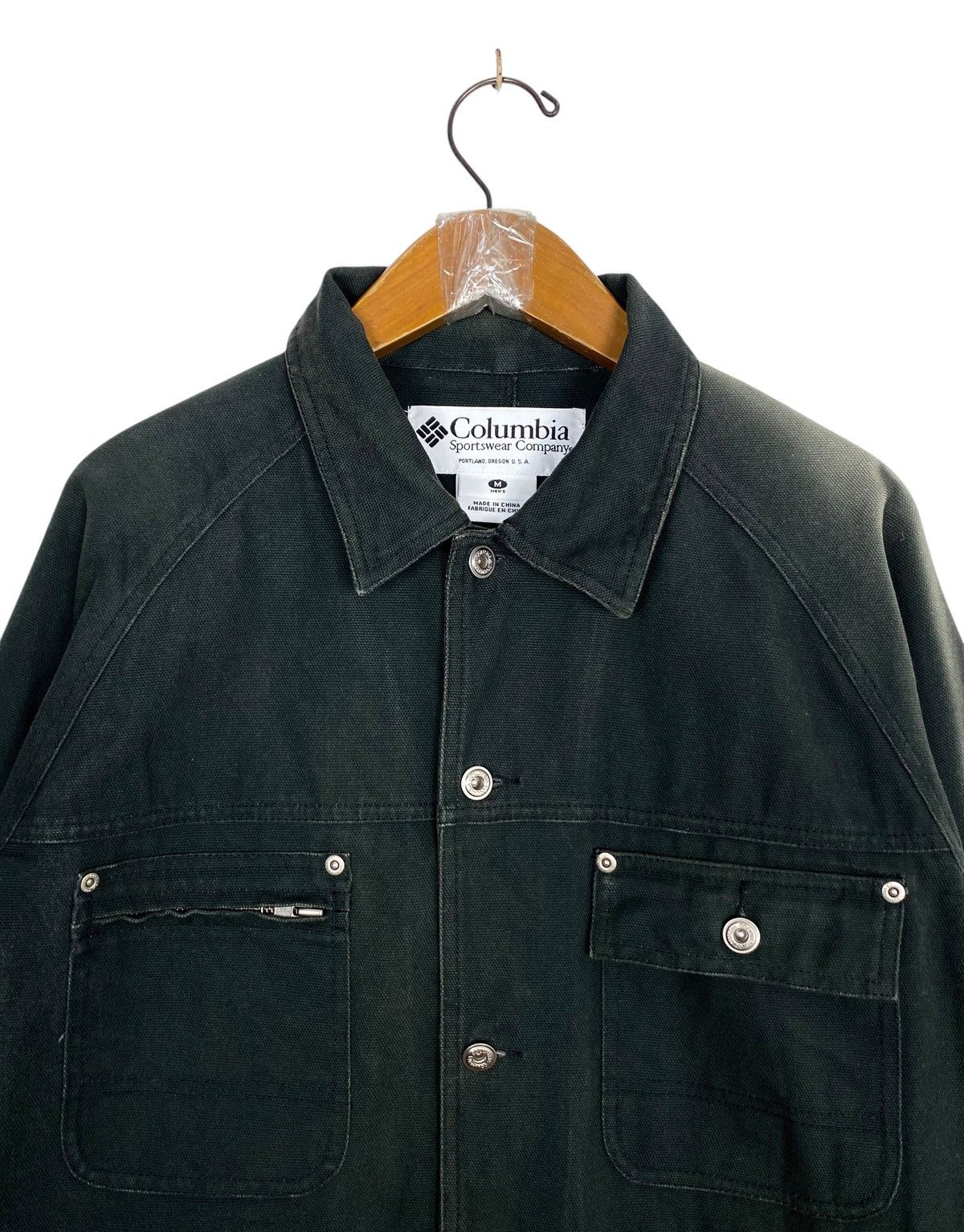 Columbia Rare‼️ Vintage Sunfaded Columbia Sportwear Chore Jacket Size US M / EU 48-50 / 2 - 4 Thumbnail