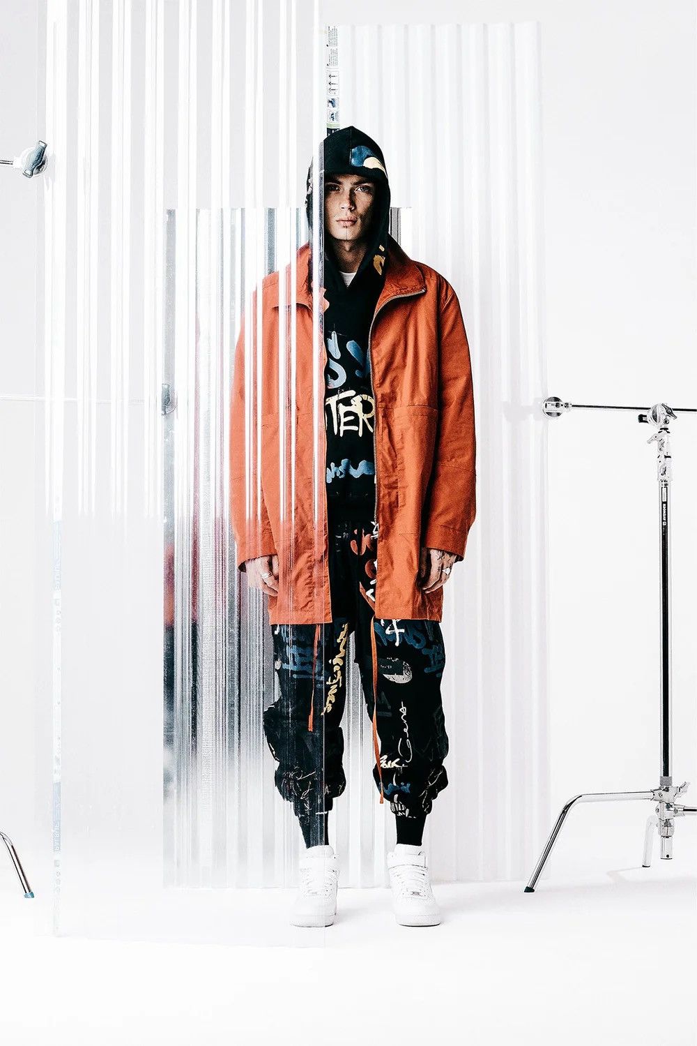 Stampd STAMPD LA Rain jacket Coat NYLON and bag backpack trench Size US L / EU 52-54 / 3 - 1 Thumbnail