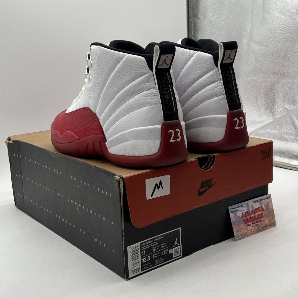 Jordan Brand Air Jordan 12 Cherry Size US 11 / EU 44 - 4 Thumbnail