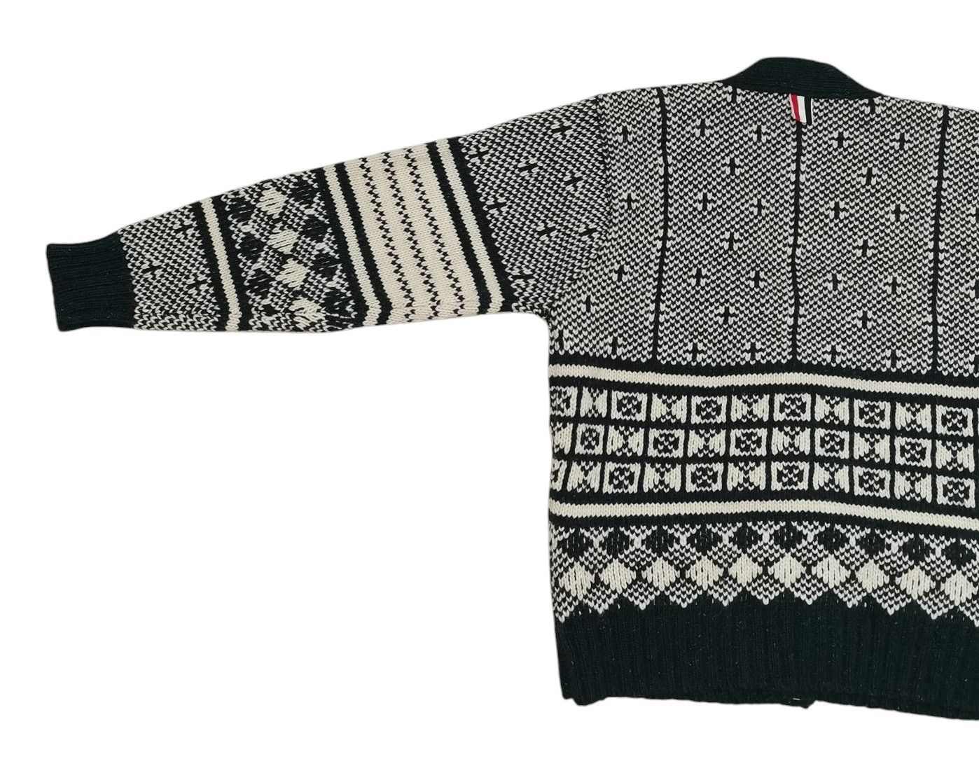 Thom Browne Thom Browne Mohair Blend 4 Bar Knit Cardigan Jacket Size US S / EU 44-46 / 1 - 15 Thumbnail