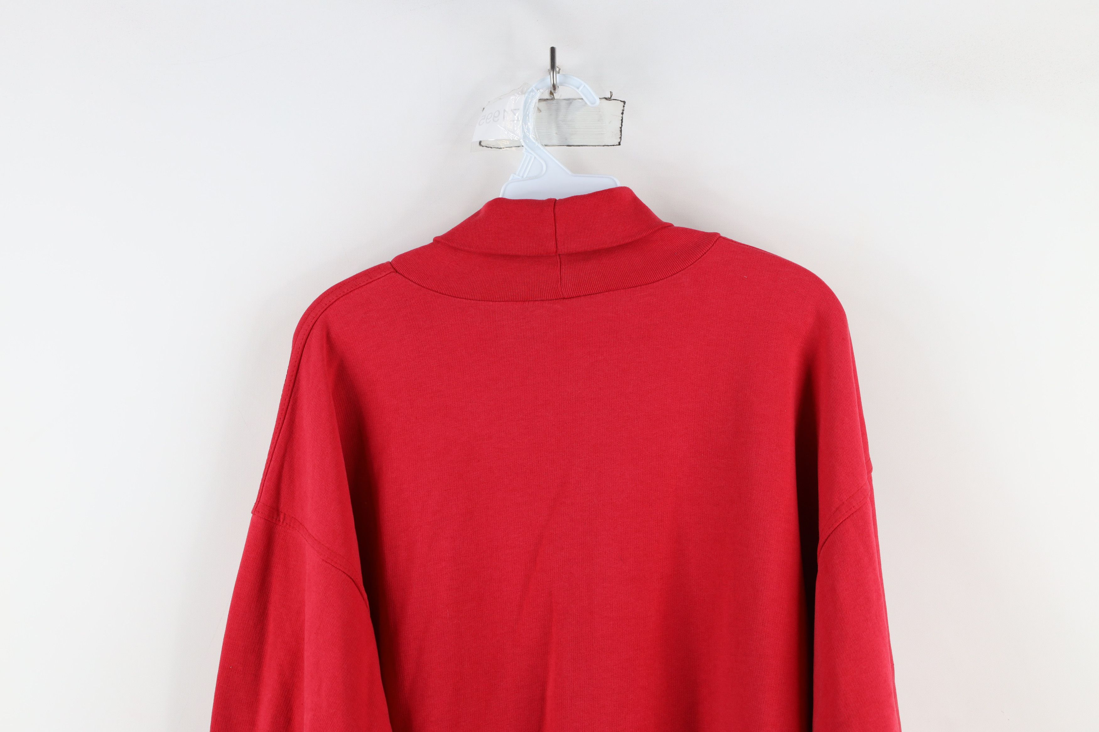 Vintage Vintage 90s Streetwear Ice Skating Turtleneck Sweatshirt Size L / US 10 / IT 46 - 14 Thumbnail
