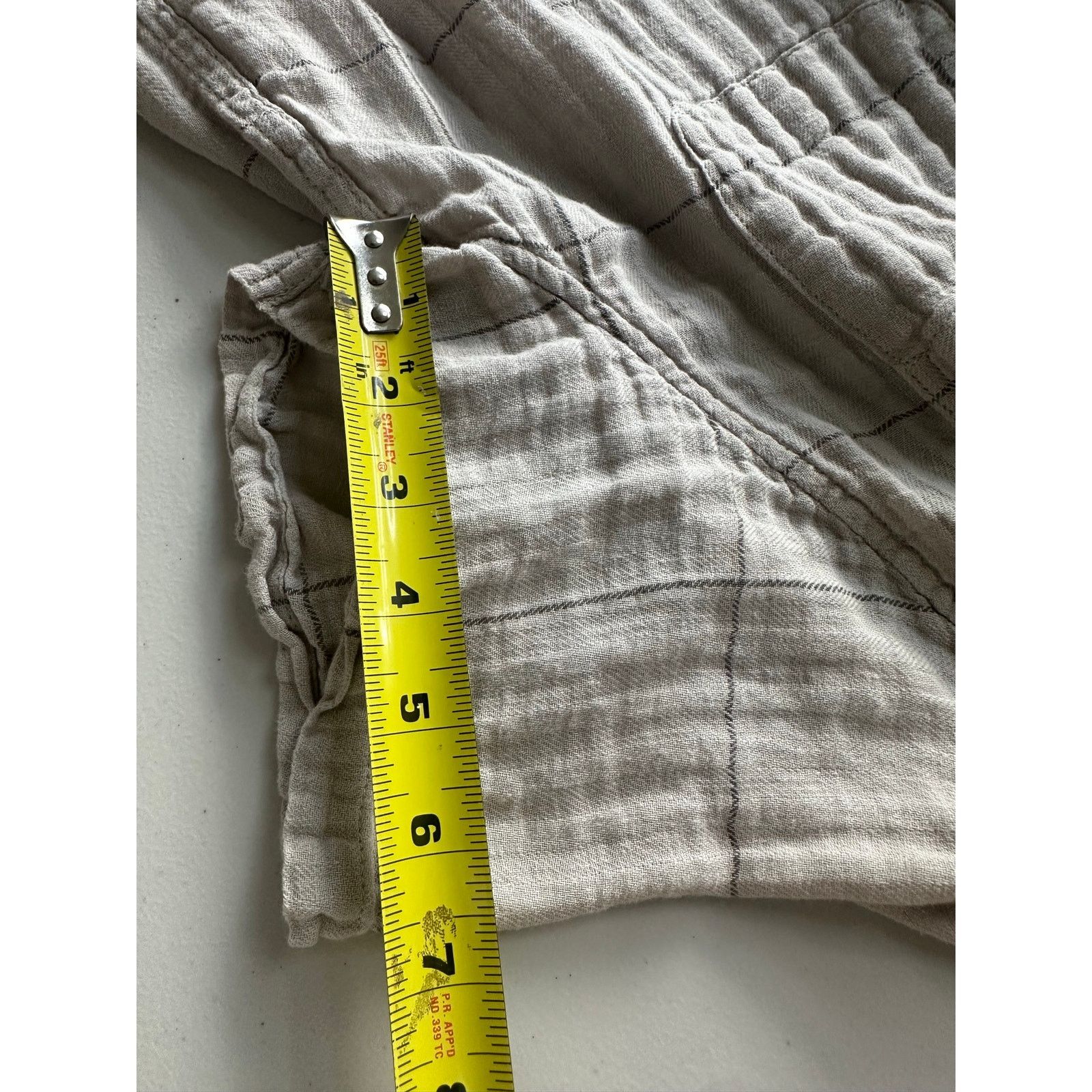 Katin Katin Monty Shirt Mens Gray Linen Short Sleeve Button Up M Size US M / EU 48-50 / 2 - 8 Thumbnail