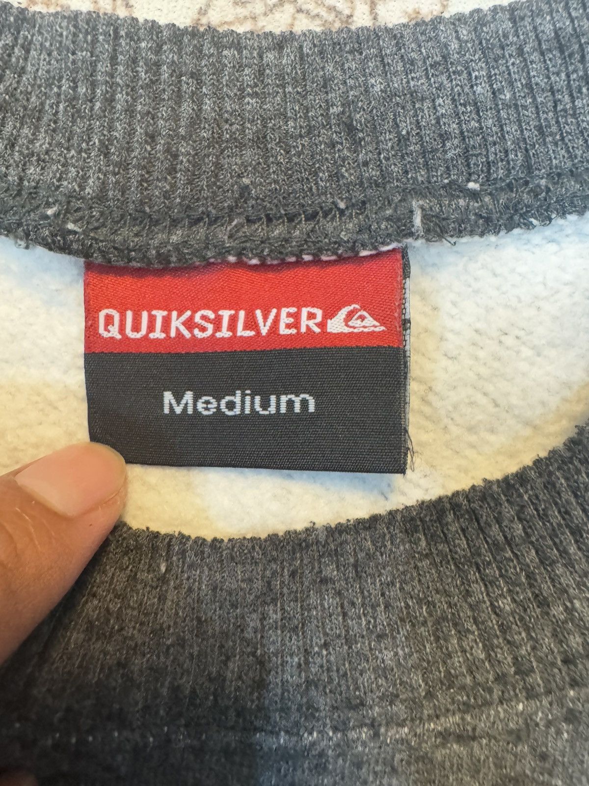 Quiksilver × Vintage Vintage Quiksilver Big Logo Sweatshirt Size US M / EU 48-50 / 2 - 6 Thumbnail