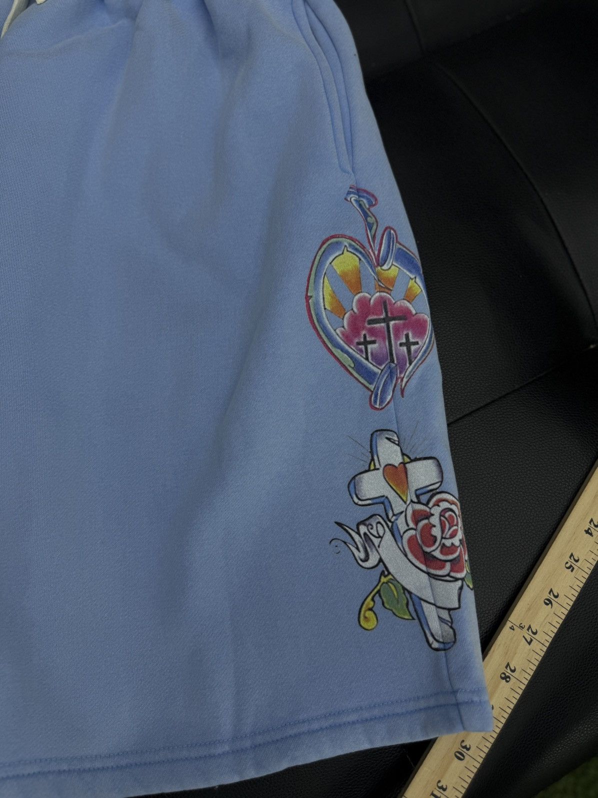 Other We Are Righteous Blue Cotton Shorts Size XL (NEW) Size US 34 / EU 50 - 3 Thumbnail