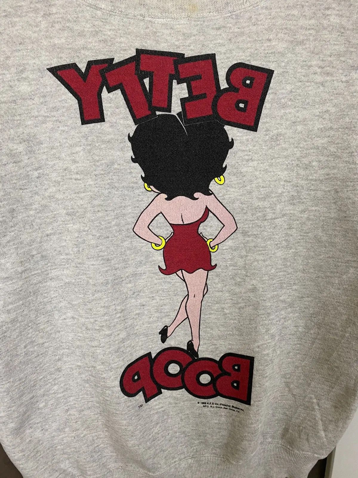 Cartoon Network Vintage Betty Boop Hanes Sweatshirt Size US M / EU 48-50 / 2 - 5 Thumbnail