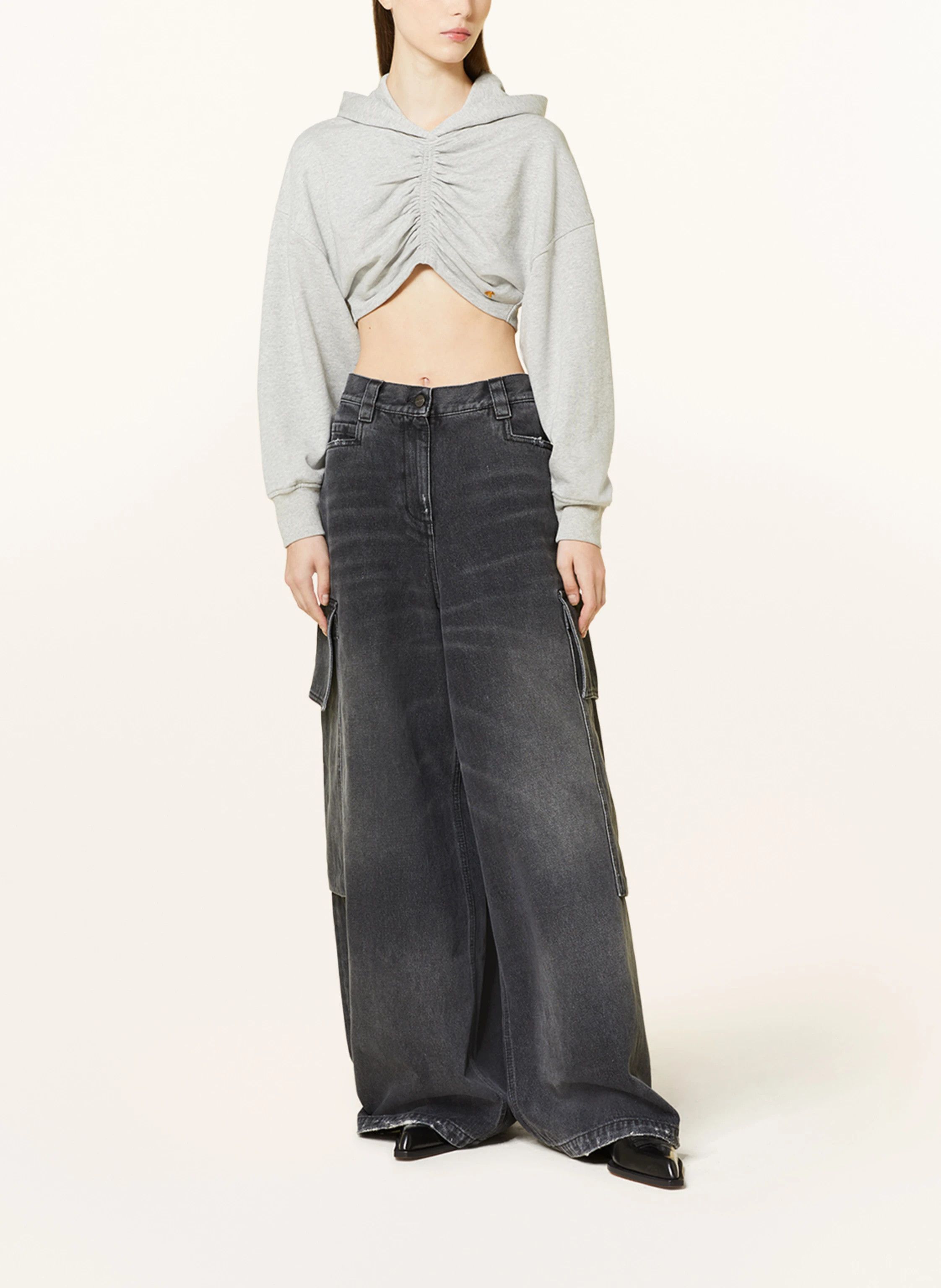 Palm Angels o1y1125 Denim Pant in Black Size 25" / US 0 / IT 36 - 2 Thumbnail