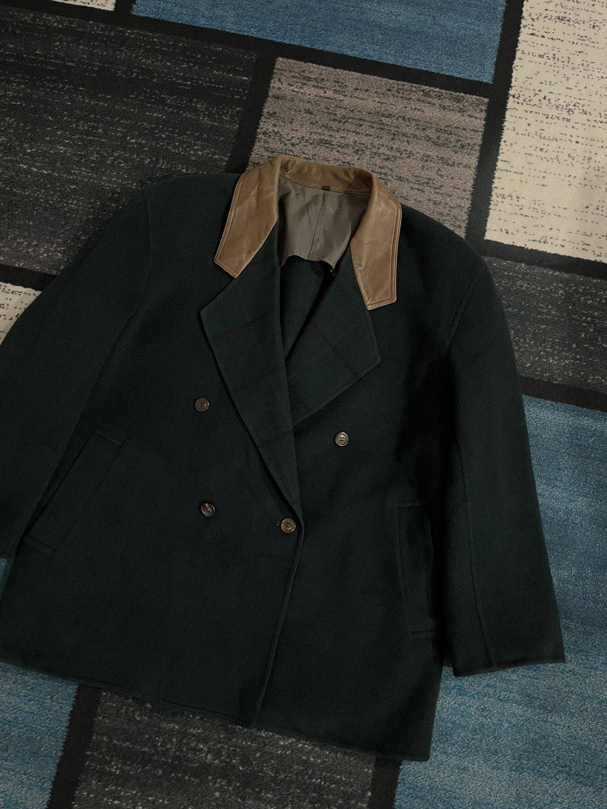Balenciaga Vintage Balenciaga Paris Wool Coat Jacket Size US XL / EU 56 / 4 - 3 Thumbnail